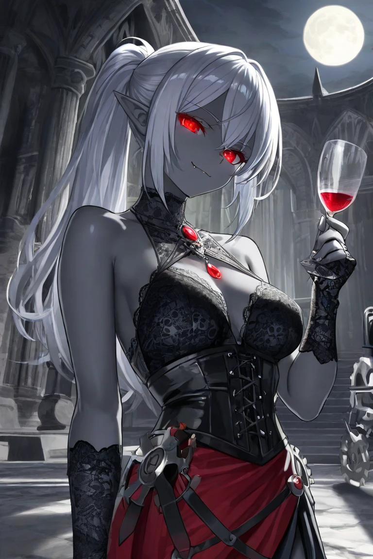 remove, make into her hair and environment
