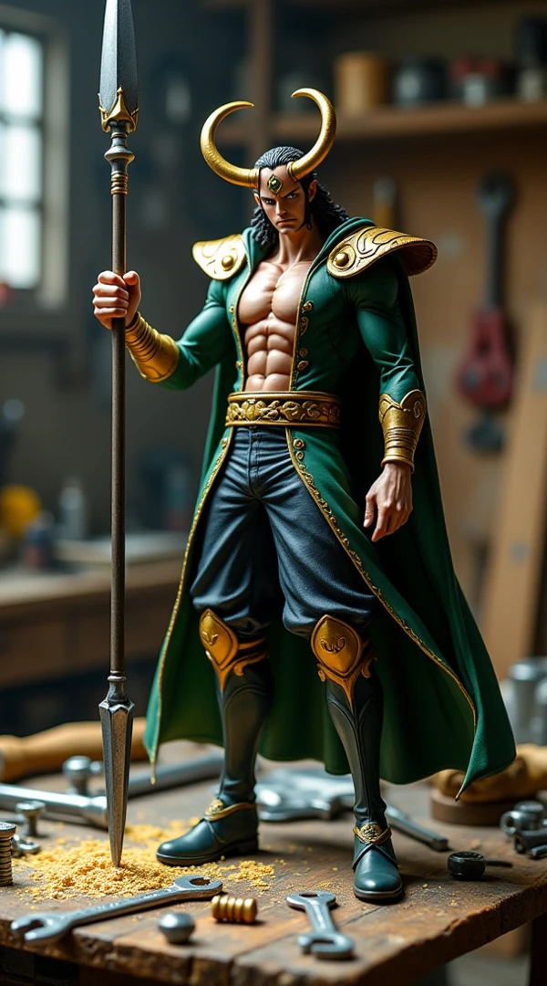 masterpiece, best quality, persona 5, there is a picture of a cartoon of a man with a sword, d&d character commission, detailed character art, d&d fantasy style, d&d art style, fantasy d&d character, barbarian class, d & d fantasy character, full body 