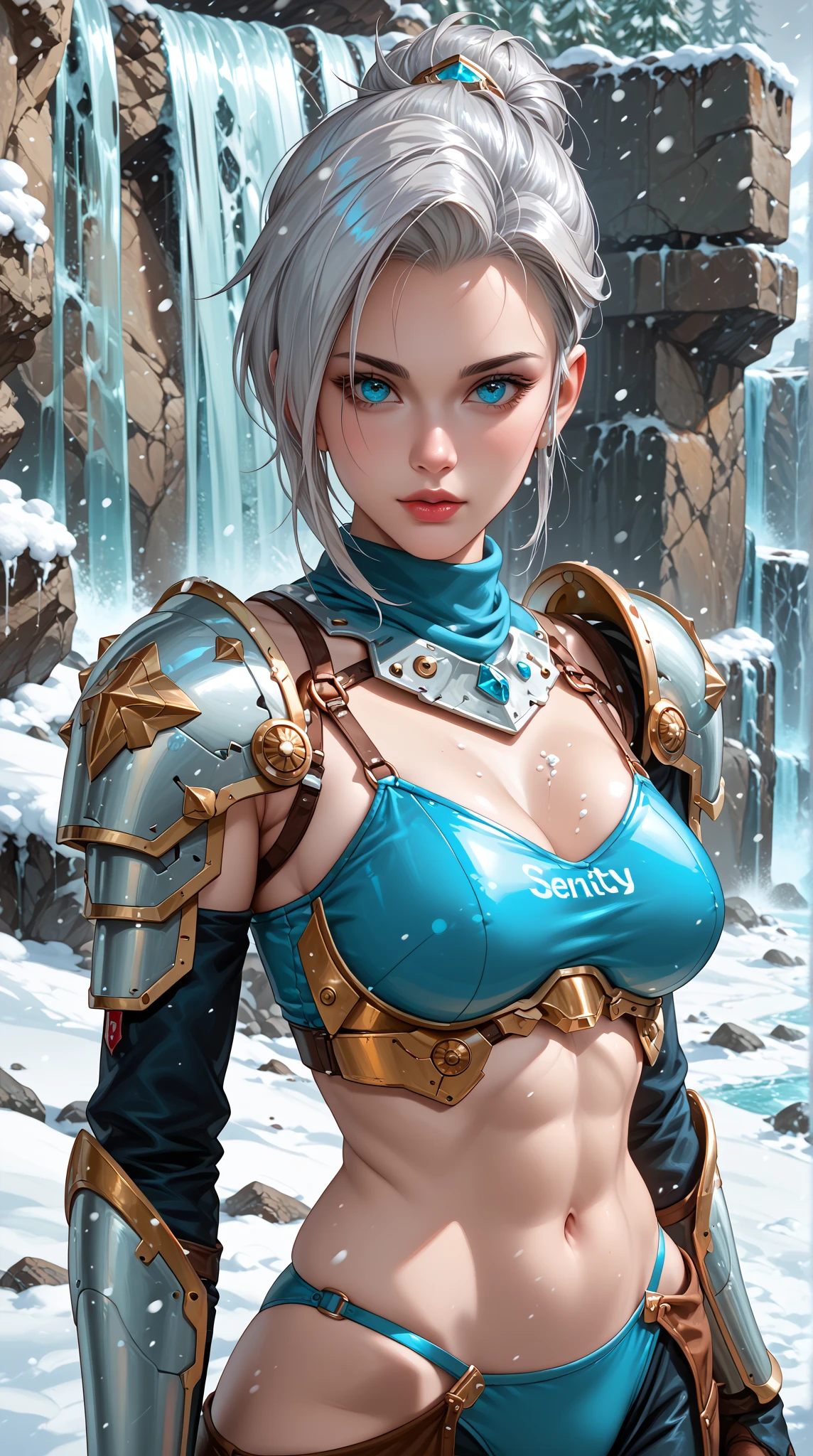 (Masterpiece:1.2), best quality, riven \(league of legends\), 1girl, sarashi, muscular female, abs, white hair, black eyeshadow, bare shoulders, upper body, potrait, wearing black shadow kiss mesh babydoll v-top dress, sshe is pale white mediun skin toned, flames in background, standing posing sexy, she has perfect small breast, she has long red ruby hair, she is a emo punk,  she is 19- yrs- old, athletic toned body, she is holding a long sword, she has black wings, dark balck eyelyner, black demon eyes, black lipstick, she has 2 large black wings on her back on the left side and right side, with tiny bra and small bikini.