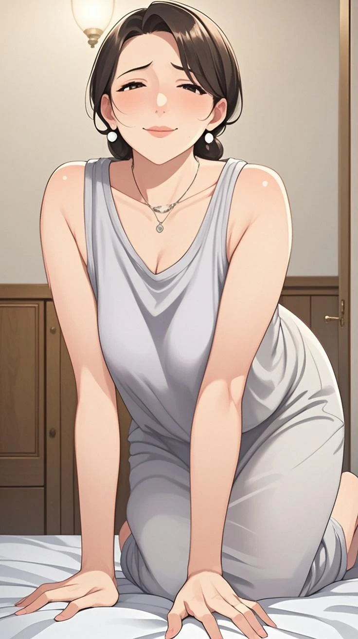 masterpiece, best quality, highly detailed, wide-eyed, jean shorts ,white top, medium shot