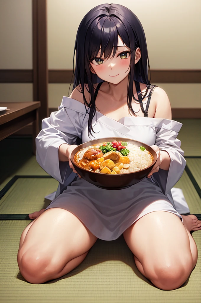 nsfw,suzune horikita, 1girl,1boy,(Red eyes:1.3),Rock Shade,cowboy shot,(Medium chest),Hair Ribbon,naked,(1 boy, fellatio, penis),Black thigh-high socks,(orgasm,pussy juice),short hair