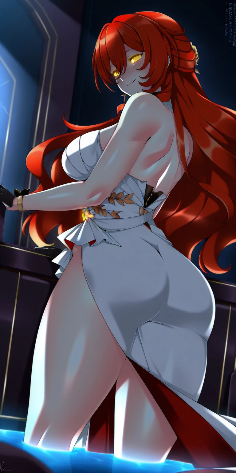 (masterpiece, 最high quality), 1 girl, Xianyun, Glasses,Horse tail, red frame Glasses, Glasses under the rim,Horse tail,
break ((Mononucleosis:1.5), Firm Skin, Superhero:1.2), break ((Put your arms behind your back:1.5)),
break ((Superior Quality, 8k, masterpiece: 1.3, ultra High resolution, high quality, 最high quality, High resolution, realism)), Sharp focus: 1.5, Beautiful woman with slim body, (Perfect hands, Perfect ???????),
