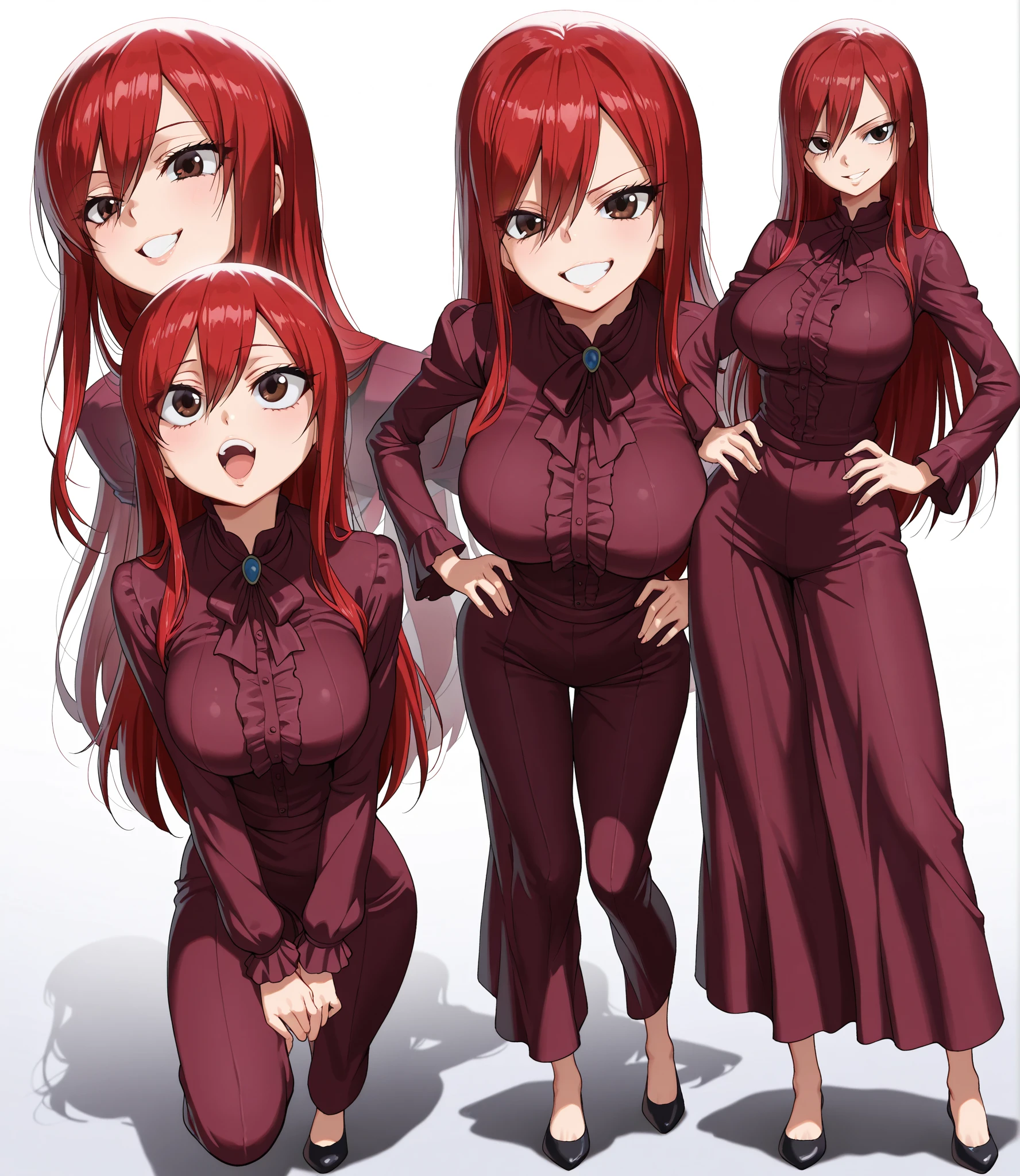 (Kabedon POV : 1), ((black tight maxi dress sexy dress strapless dress)), mature woman, 25 yo, Mei Terumi, anime cels style, best quality, high resolution, 1girl, (large breasts:1.2), beautiful face, long hair, brown hair, green eyes, ((hair over one eye)), lipstick, cowboy shot, light smile, huge breast huge pelvis thick thighs,((full body portrait)),