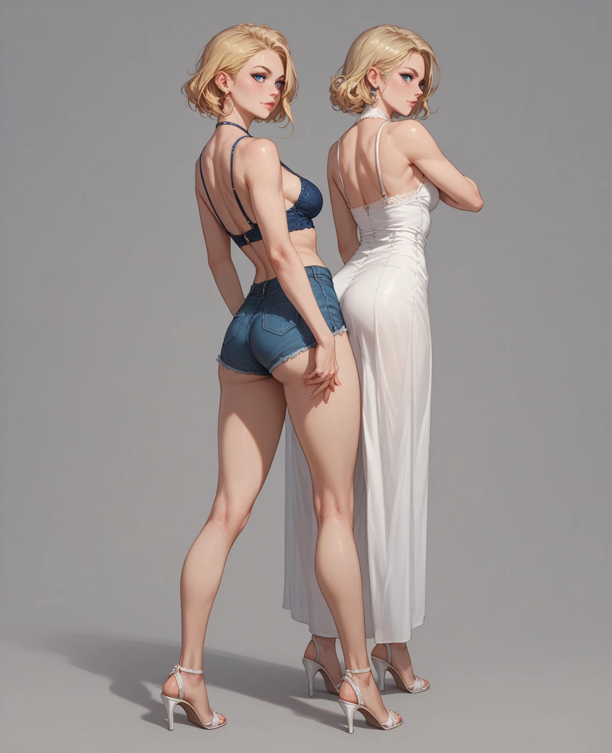Elizabeth Banks, slim thin waist medium  round ass, corpo perfeito.