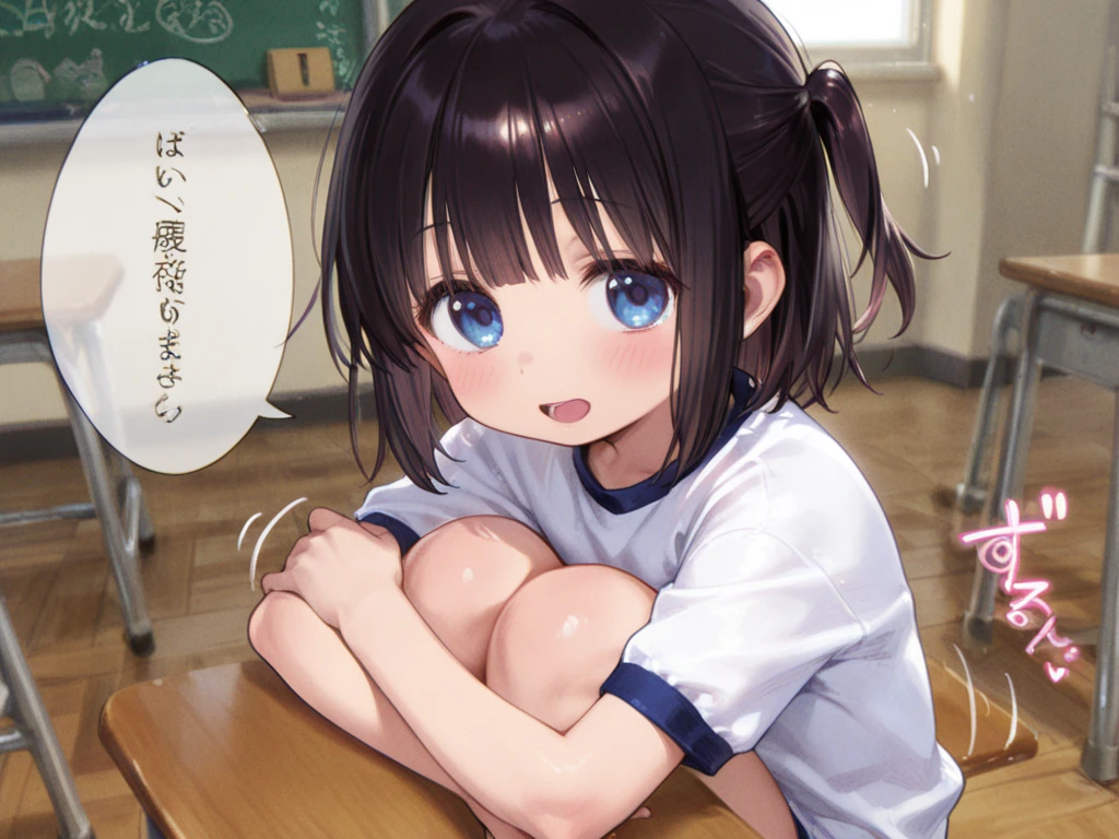 two peoples、a naked little boy and a naked girl ,Baby Face, Flat Chest, Very detailed, Nipples, pussy, penis, ((masterpiece, Highest quality;1.3)) ,the boy and the girl are having sex, tears、classroom, primary school