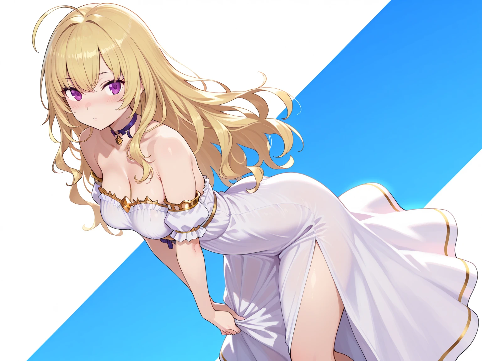 masterpiece, best quality, very aesthetic, absurdres, 1girl, mature_lady, in Desert ,1 Pretty girl,Tighten the body,clothes details,There are intricate gold threads on the clothes,pearls necklace,white skinned,looking at viewer, ,konjiki_no_yami(to_love-ru), to_love-ru,1girl, blonde_hair, long_hair, two_side_up, red_eyes, small_breasts,,in Desert, Desert Princess,surrounding by flowers,falling_petals, outdoors, petals,,,blur background,background defocus,