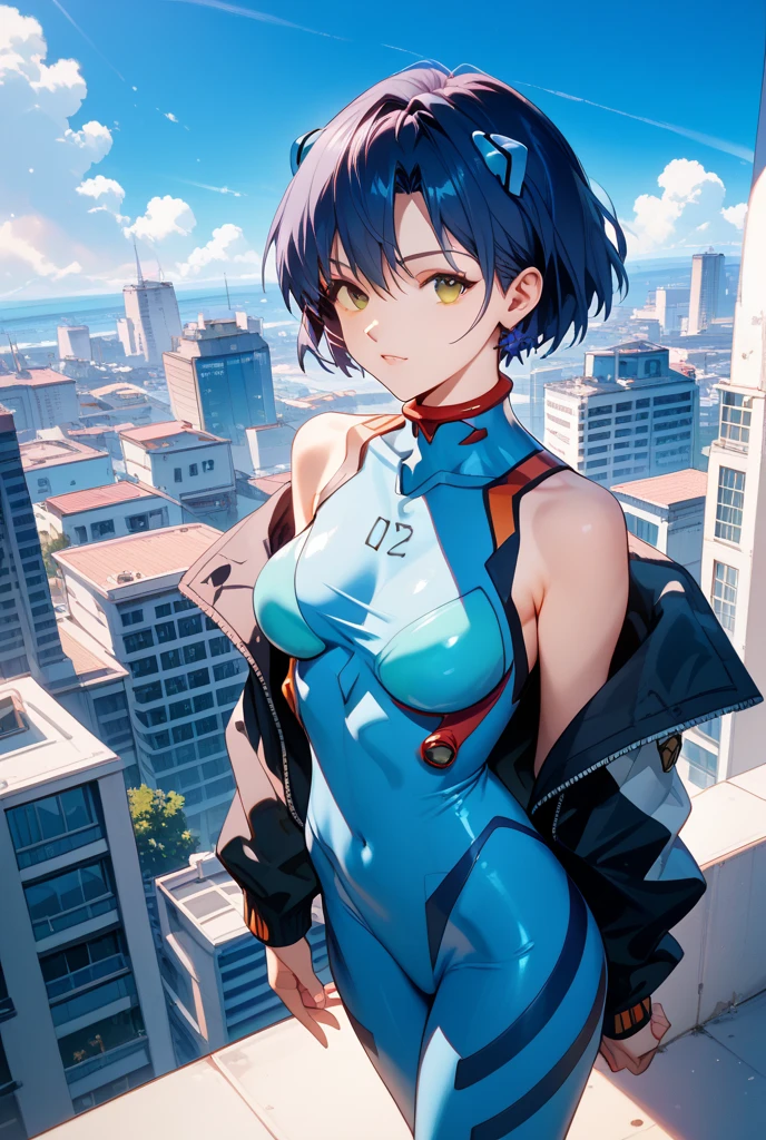 ((View from above))
female giant
giant girl
giantess
((ayanami rei)) Bikini Swimsuit Paola Big Breasts Cleavage Float
Blue sky, public pool, valley between buildings, waves, splashing water
a pool area at an amusement park with people playing in it near water slides, pool, outdoors, tree, day, cloud, scenery, sky, multiple girls, water
Masterpiece Unreal Engine Beautiful picture 4k,rei ayanami, (ayanami rei:1.2), blue hair, short hair, (red eyes:1.3),