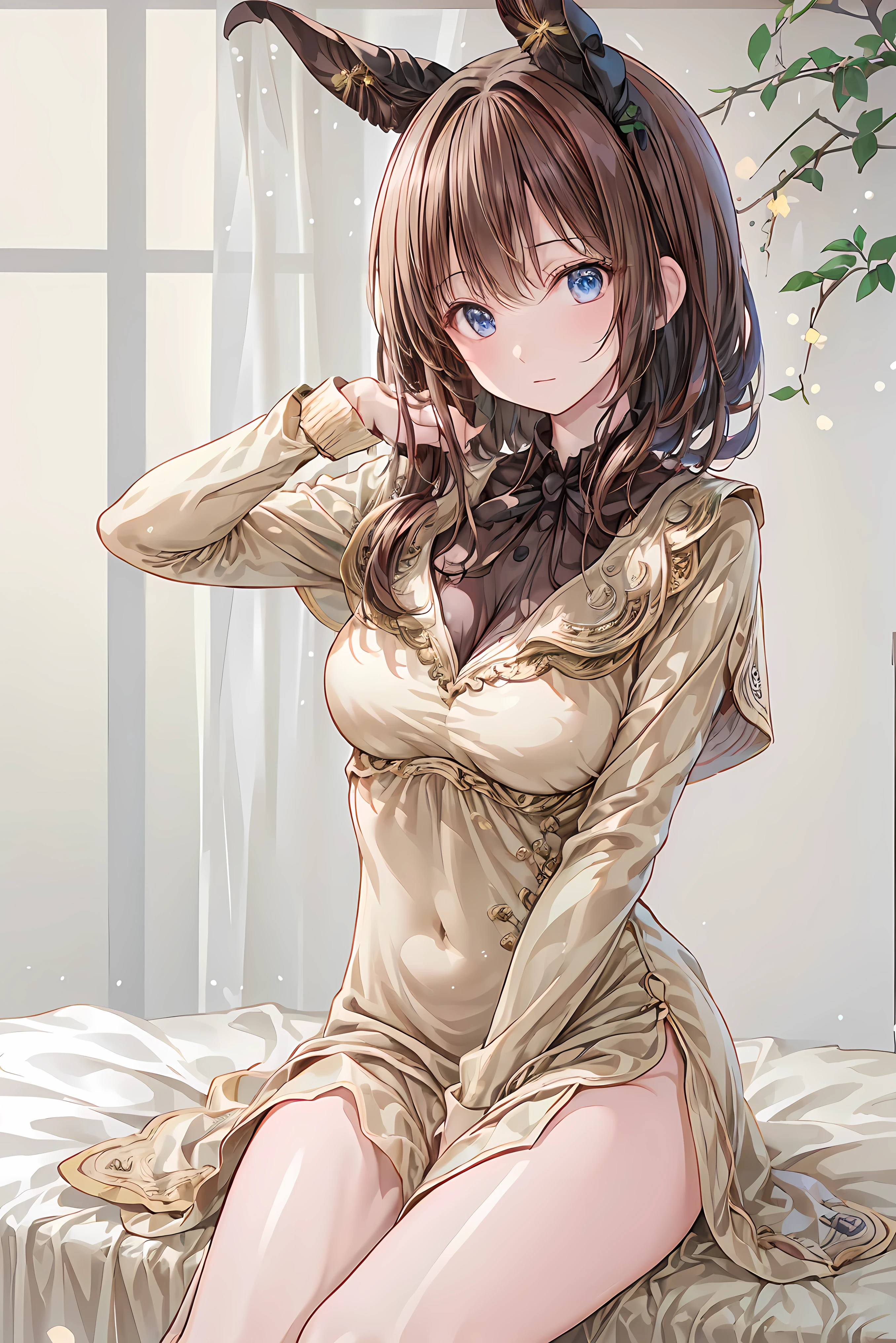 (masutepiece, Digital Art, Digital Illustration, 4K, 8K, Ultra-detailed, beautiful image, Sharp Image, Photorealistic, Raw photo, Perfect face, Perfect lines, Perfect eyes, Soft lighting) 1 woman, (lightbrown hair,Chignon Hair,Innocent look,drooping eyebrows,drooing eyes,with round face,Round jaws、Innocence,cute little,big eye,natural make up,kindly smile,E-cup,23 y-o woman:1.3),Two handsome men in suits, (ember,Men in suits,well-muscled,Firm shoulder width,Adult male,Boyish hairstyle,Man in his 30s with a cool expression,28-year-old man with bright smile:1.2),Bedroom、on the bed、Flower Cottage,colorful flower,Lace Nightgown,(Nervous,be shy,sleepy,embarrassed from:1.1),the kiss、kiss、a couple、couple kissing、Romance、Romance、ssex、have sex、Wet pubic area、insert 、Rape、Overflowing、A slight smil、wretched、独奏,Full body painting,(One Girl And One Man,Having sex:1.5),(ember,Adult male,Rubbing the girl's boobs:1.2),Cheek dyeing、gasping face、embarrassed、boredom、begging、Unhappy、Greedy expression,Wet pubic area、 xen、Open your crotch wide、Cheek dyeing、gasping face、embarrassed、boredom、begging、Unhappy、Greedy expression,Wet pubic area、 xen、Open your crotch wide、Cowgirl、Fluttering chest、Wet shirt、Lace underwear、Take off your underwear、Roll up the hem of your nightgown、Show panties、Plug-ins、 penetrated by genitals、Take off your underwear and show your chest、Licking ears、She spread her legs wide、I play with my wet genitals with my fingers............、Glowing face、Drenched in sweat、
