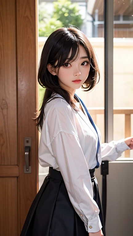 Japanese school girl.