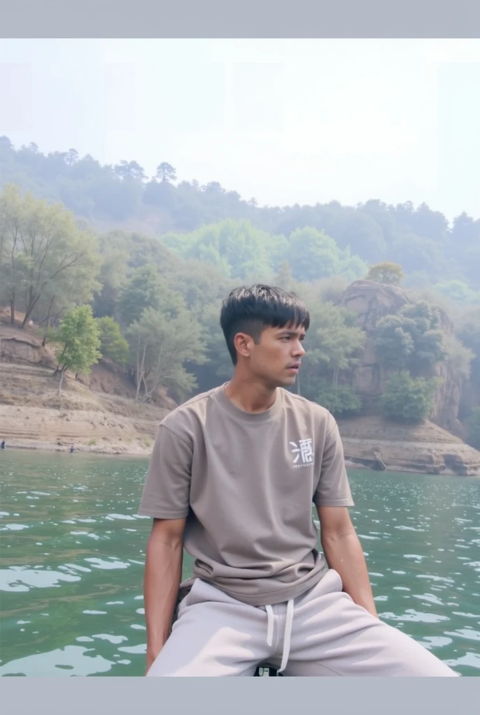 Body guard on the mountain hill