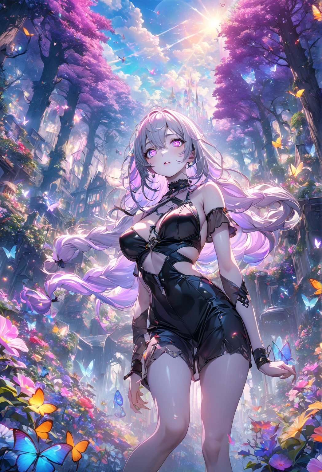1 girl, dress <lora:mirror:0.5>
