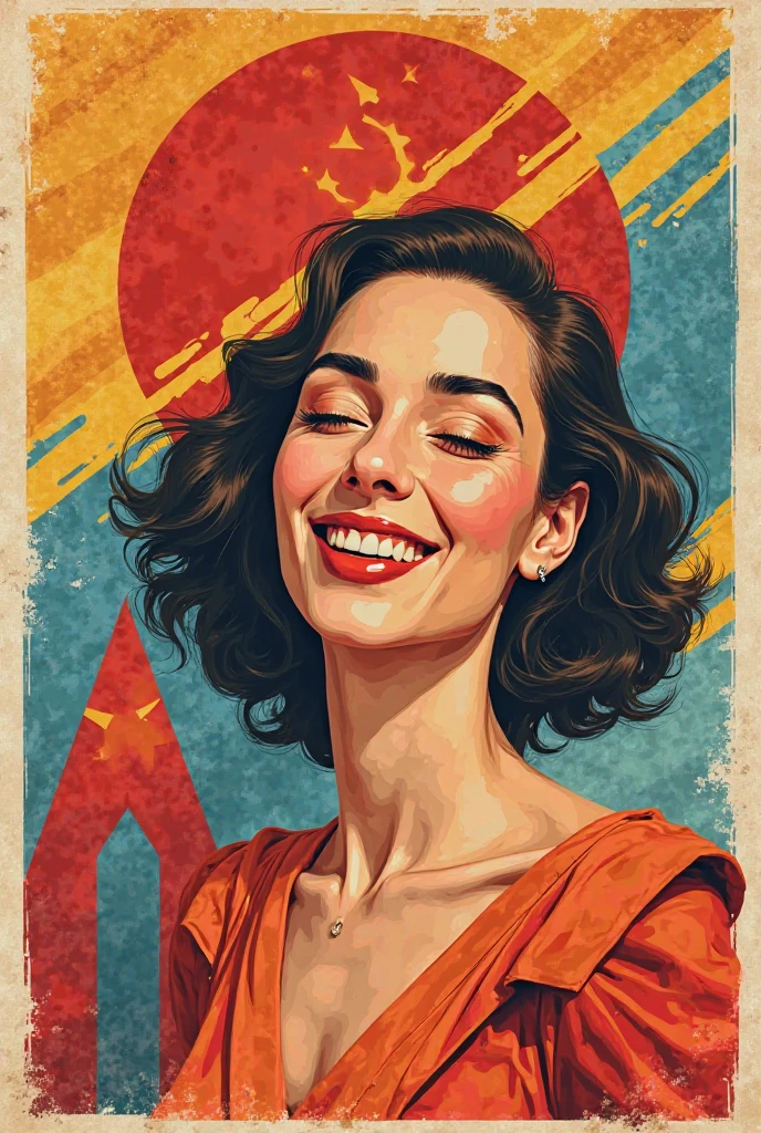 ((Inspired by André Masson)),A woman,Charming smile, (masterpiece), best quality, high resolution