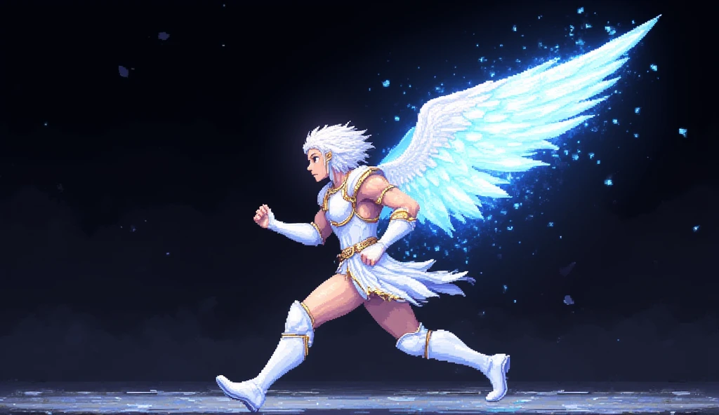 Starry Night, Male Pink Hair, Big Wings, Angel Wings, Feathers. pink hair. Ultra high resolution, best quality, photo, 4k, (photorealistic: 1.4), cinematic lighting, a male angel with large translucent wings, fat man, abdominal muscle, wearing medieval pink cloths, detailed feathers, portal of the future, volumetric light, HD, magic, god light, backlighting, detailed face, counterpart, smooth skin