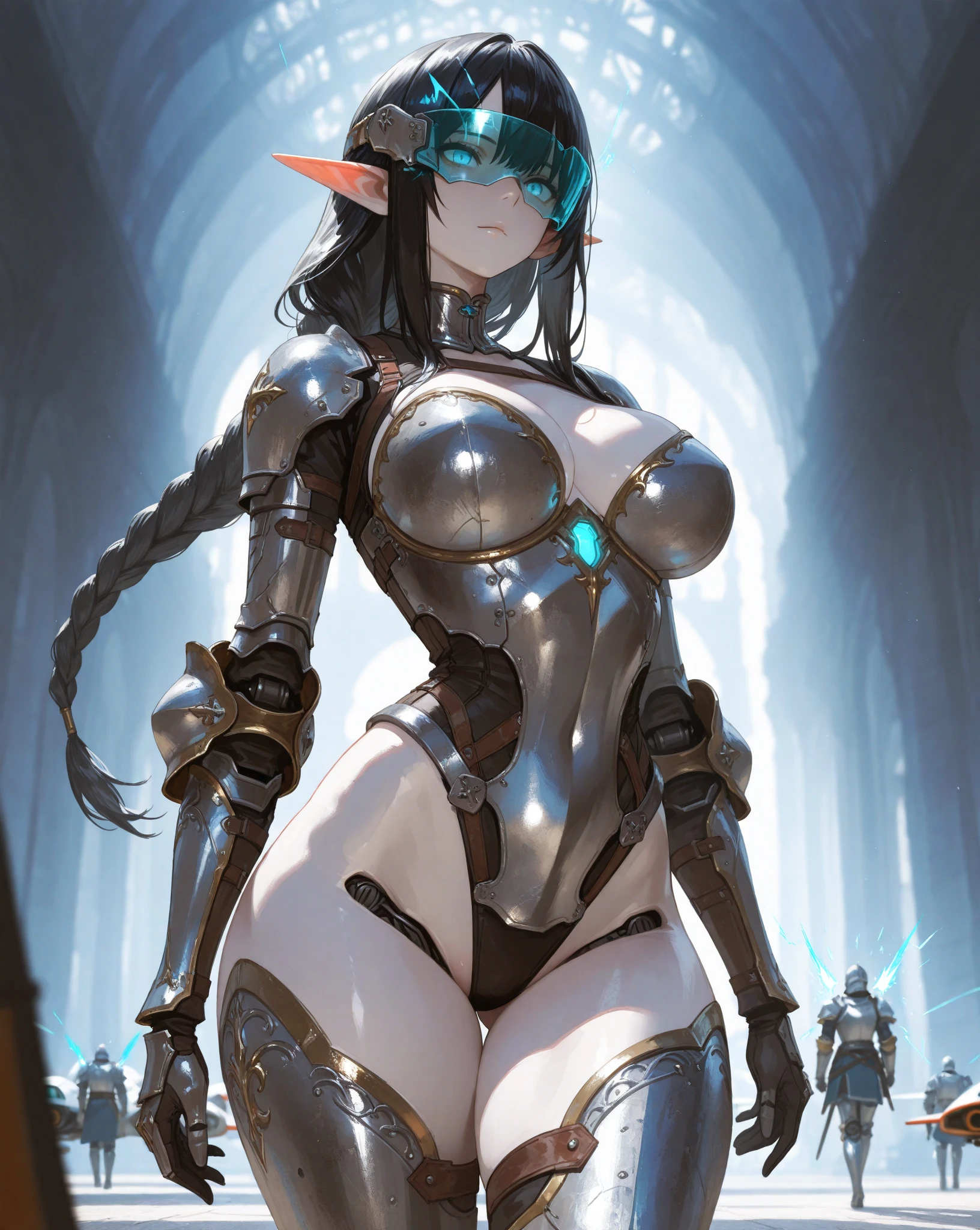 absurderes,Large breasts,A high resolution,ultra - detailed,(1girl:1.3),BREAK,Sun Knight,Sun magic,Light manipulation,Radiant force,Sunlight attack,warm aura,Shiny armor BREAK,photo manipulation,Change reality,Fantasy scenes,number art,Creative editing、Engaging narrative、Eye-catching visuals BREAK、dynamic art、Moving sculptures、Mechanical creation、Interactive installations、dynamic movements、Engineering ingenuity、captivating visuals