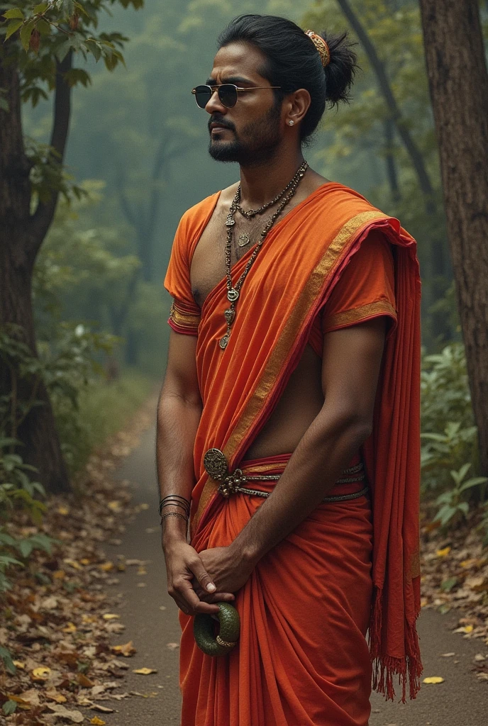 men wears a saree