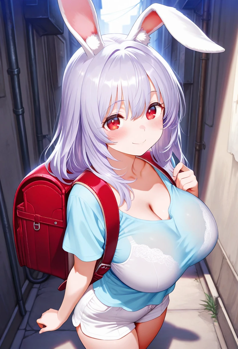 Erotic Anime Illustration、High resolution、A plump gal seduces at a party on a ship、gathered skirt、super sonic、beautiful eyes、Ecstatic smile、Overwhelming huge breasts that go beyond common sense、thick legs with fat、perfect proportions、cowboy shot、expose the vagina