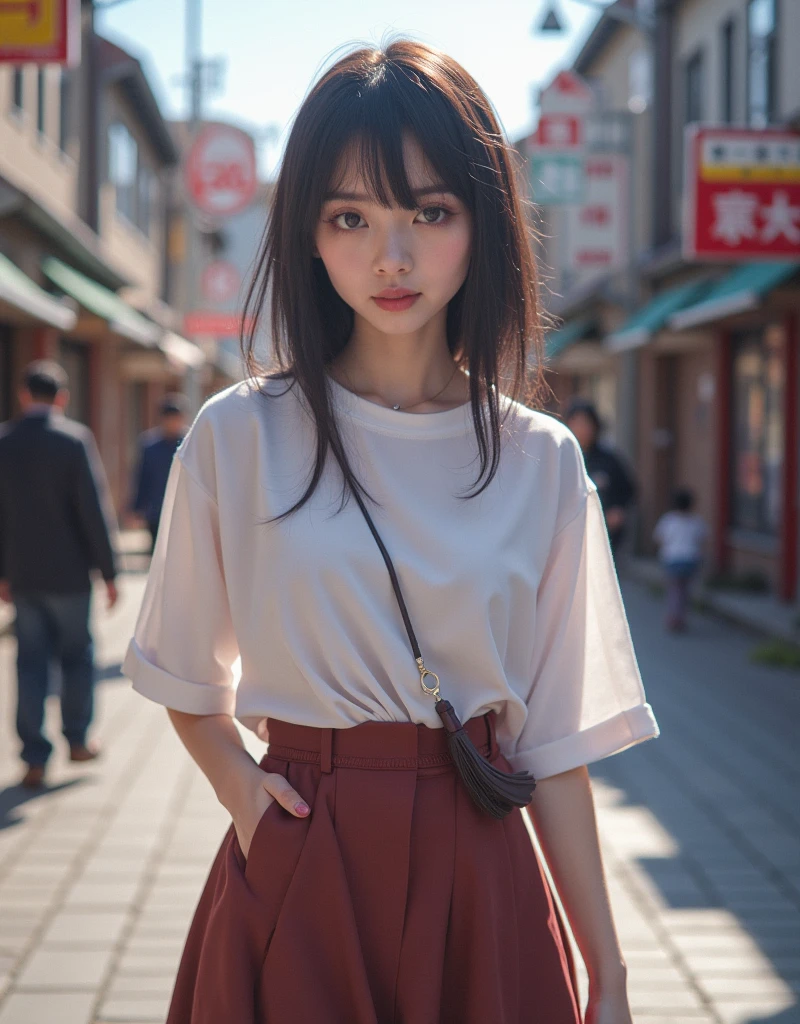 movie movie still，1girl in、it&#39;s found、14yearsold、pale-skin、innocent smiles、(A detailed face)、(detailed skin)、humid，The details are complex、shallow depth of field、[Fog volume]、cinematography lighting、Reflectors、a Canon EOS R5、50mm lens / 2.8、shot at 8k resolution、foreground，inside the room，desks，greenery,detailed face, detailed eyes, detailed hands, elf woman, full body
