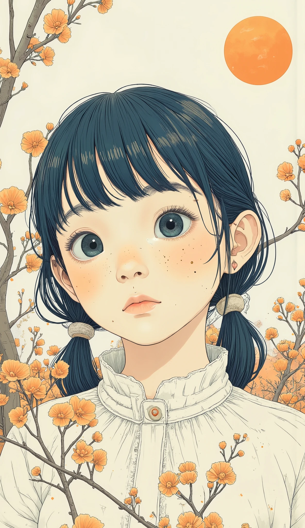 Girl Illustration . snm.