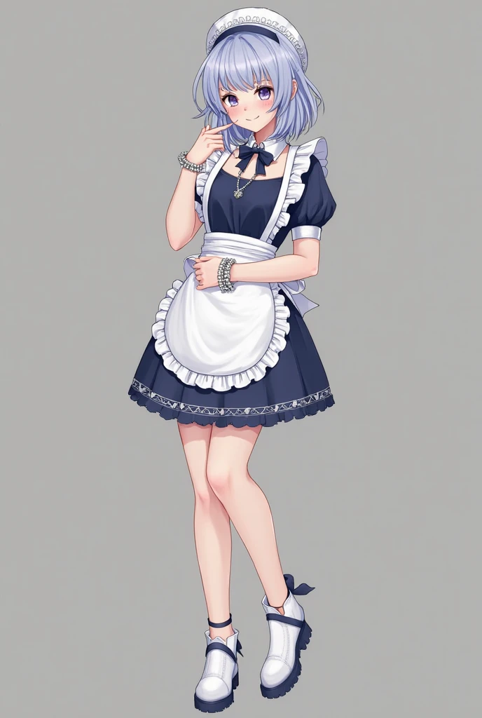 (masterpiece, best quality:1.2), <lyco:gundam_ailajyrkiainen-11:1.0>, cowboy shot, solo, 1girl, mgfaila, smile, closed mouth, looking at viewer, arms behind back, hat, sleeveless, thigh boots, elbow gloves, bare shoulders