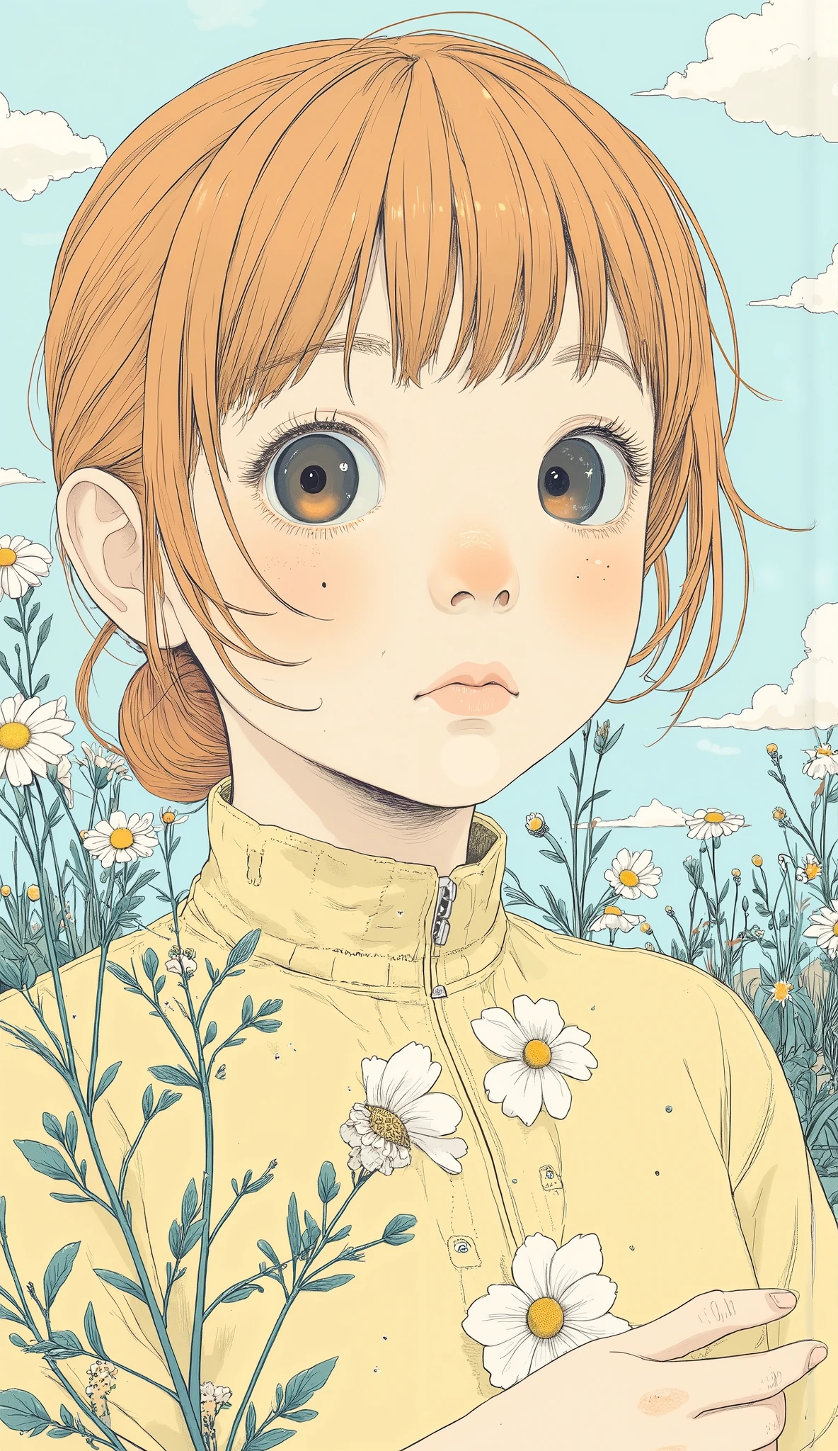 Girl Illustration . snm.
