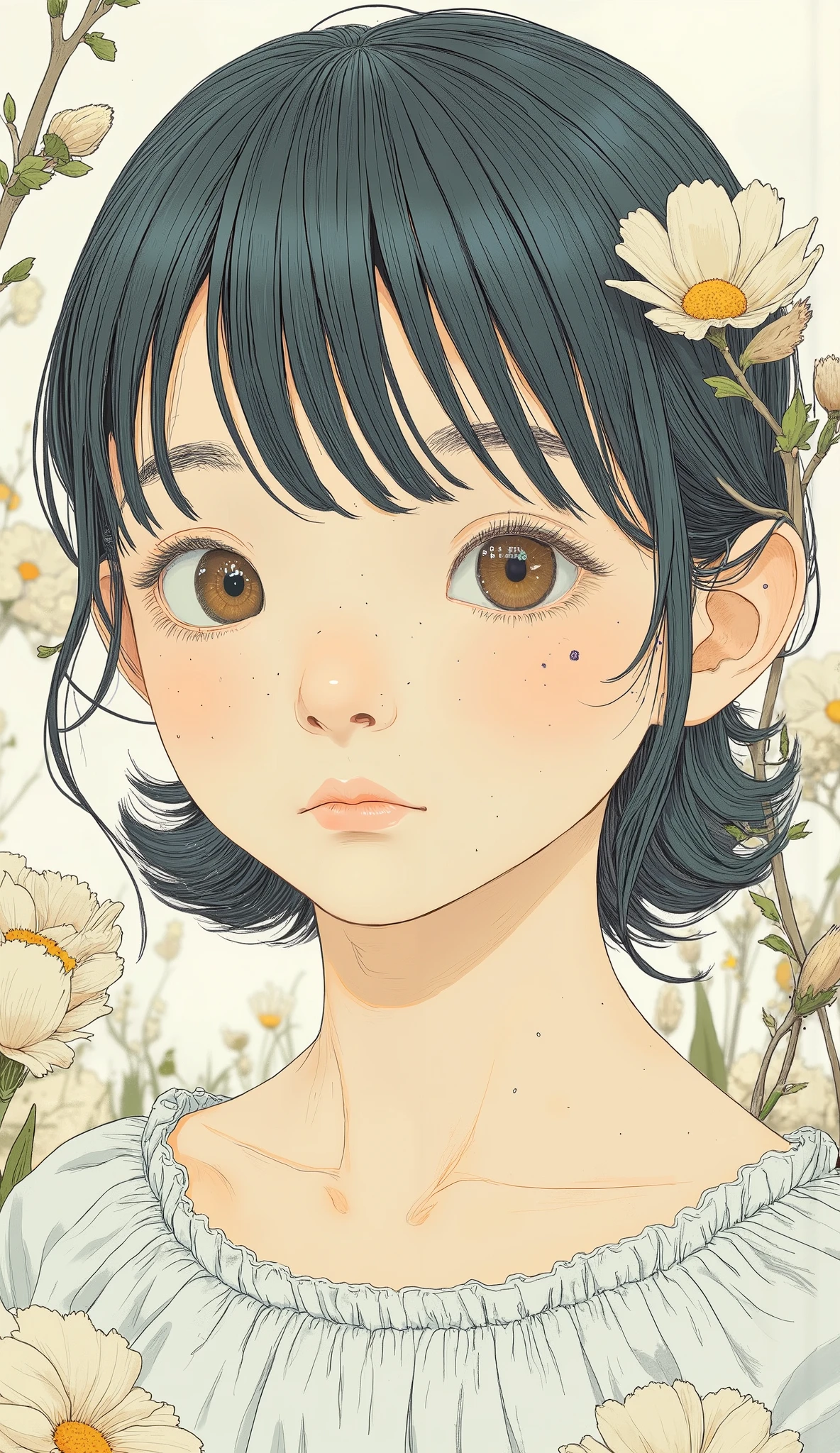 Girl Illustration . snm.