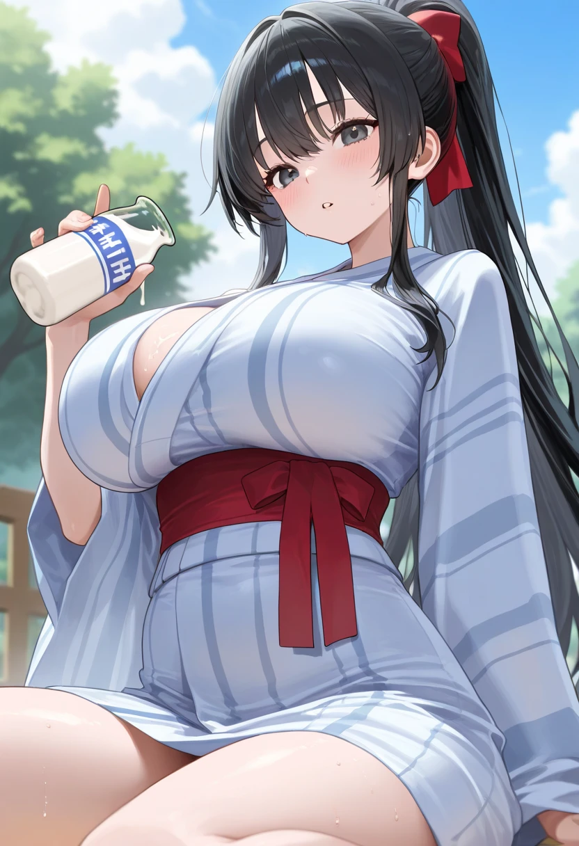 1girl, full body, facing viewer, looking at viewer, ahegao face, BARE SHOULDERS,black bra , black pants, sweat, tired, exhausted,sex scene, sexy pose, sweating