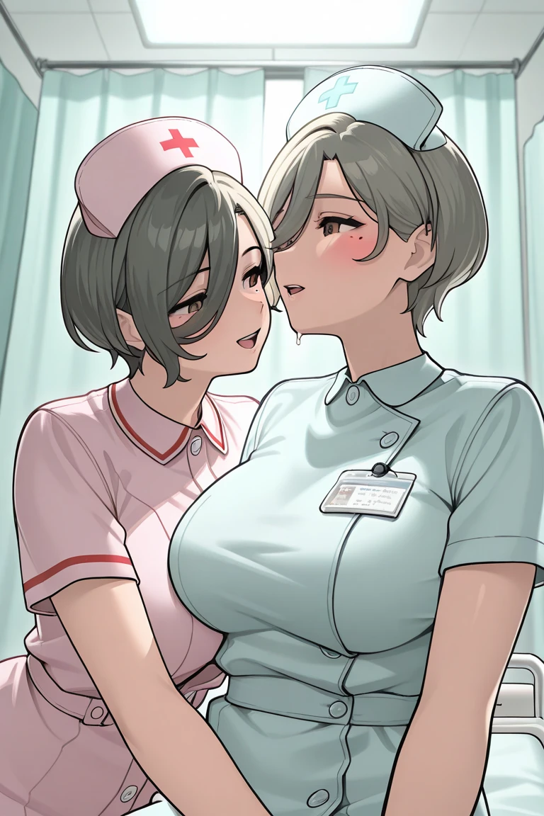 nurse uniform,hospital, latex nurse suit,nurses,busty,elbow gloves,labcoat,redhair woman,red eyes , gigantic boobs ,medical instruments,asian nurse,two nurses,speculum,examination room,oversize boobs, ,big ass ,????????, lay on table ,legs spreaded,giving birth,gyno chair , dentist,Milf,