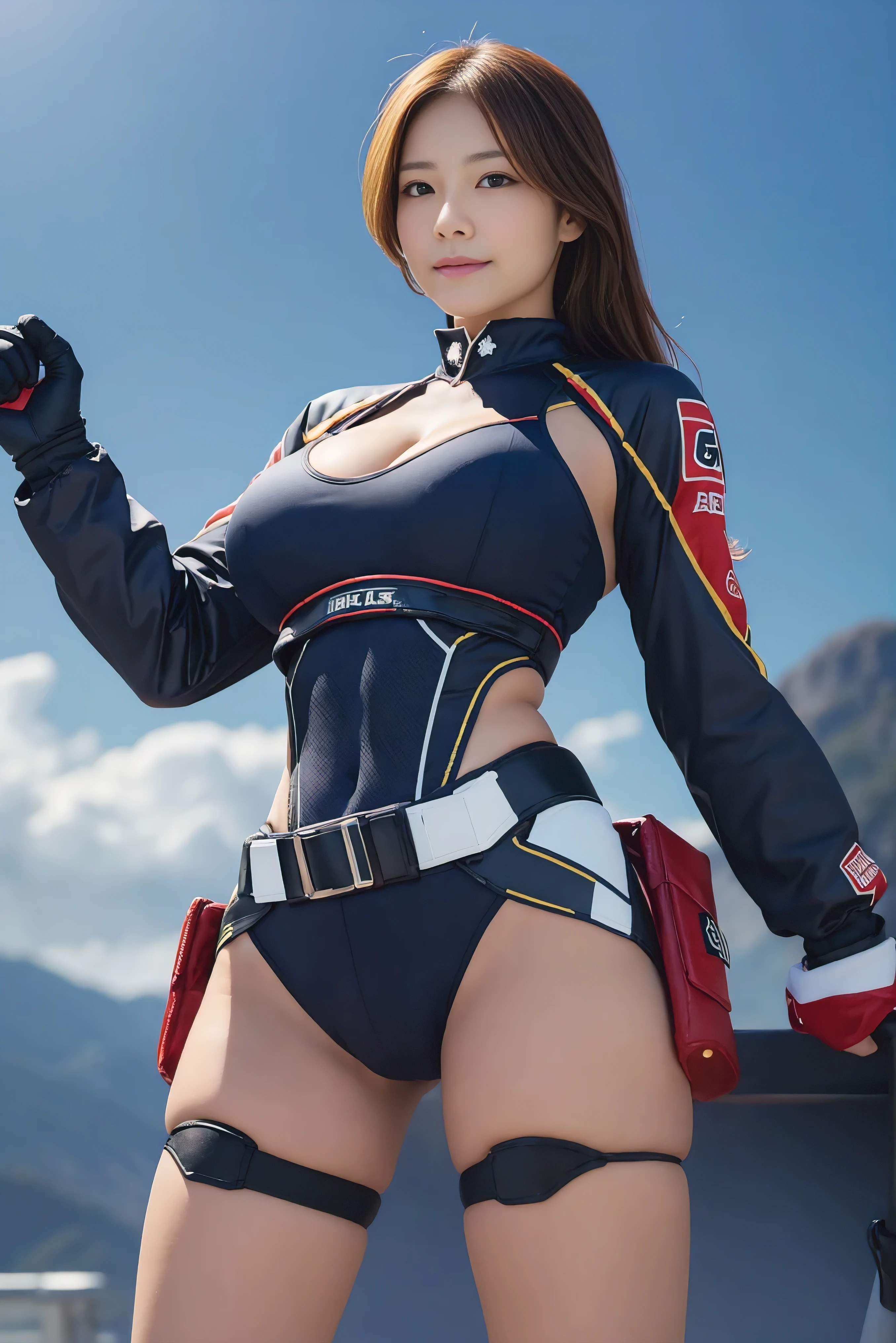 best quality, ultra high resolution, (photorealistic: 1.4), 8k resolution, (random hair: 1.0), (realistic hair), (japanese fitness girl), (realistic eyes), (beautiful face: 1) , bright white skin, (dressed in perfect cyberpunk cosplay style,garter belt,athletic body,sexy,dynamic and sexy pose, (perfect skin details and texture: 1.1),(random background: 1.2), perfect skin lighting and reflections, perfect High Definition