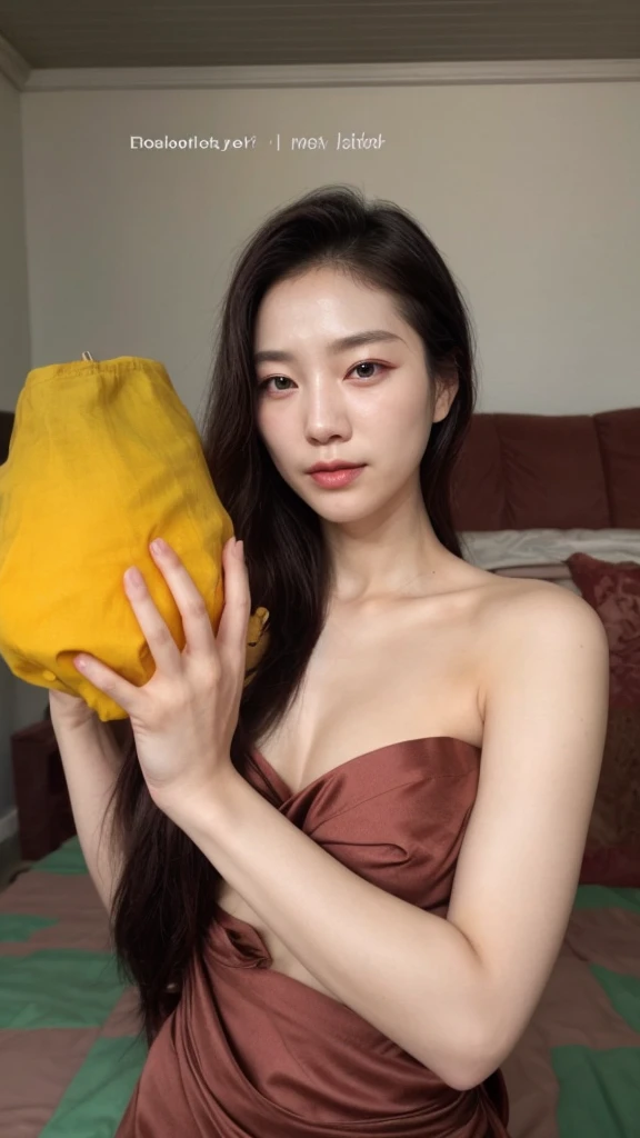 Alafeh woman with two oval-shaped bright red mangoes in front of her face, juicy mango like human, Yoshitomo Nara, Sakimi-chan, mango, ayami, woman has more toys, Wen Feiye, she has mango,, Sakura Kinomoto, biomechanical in the east