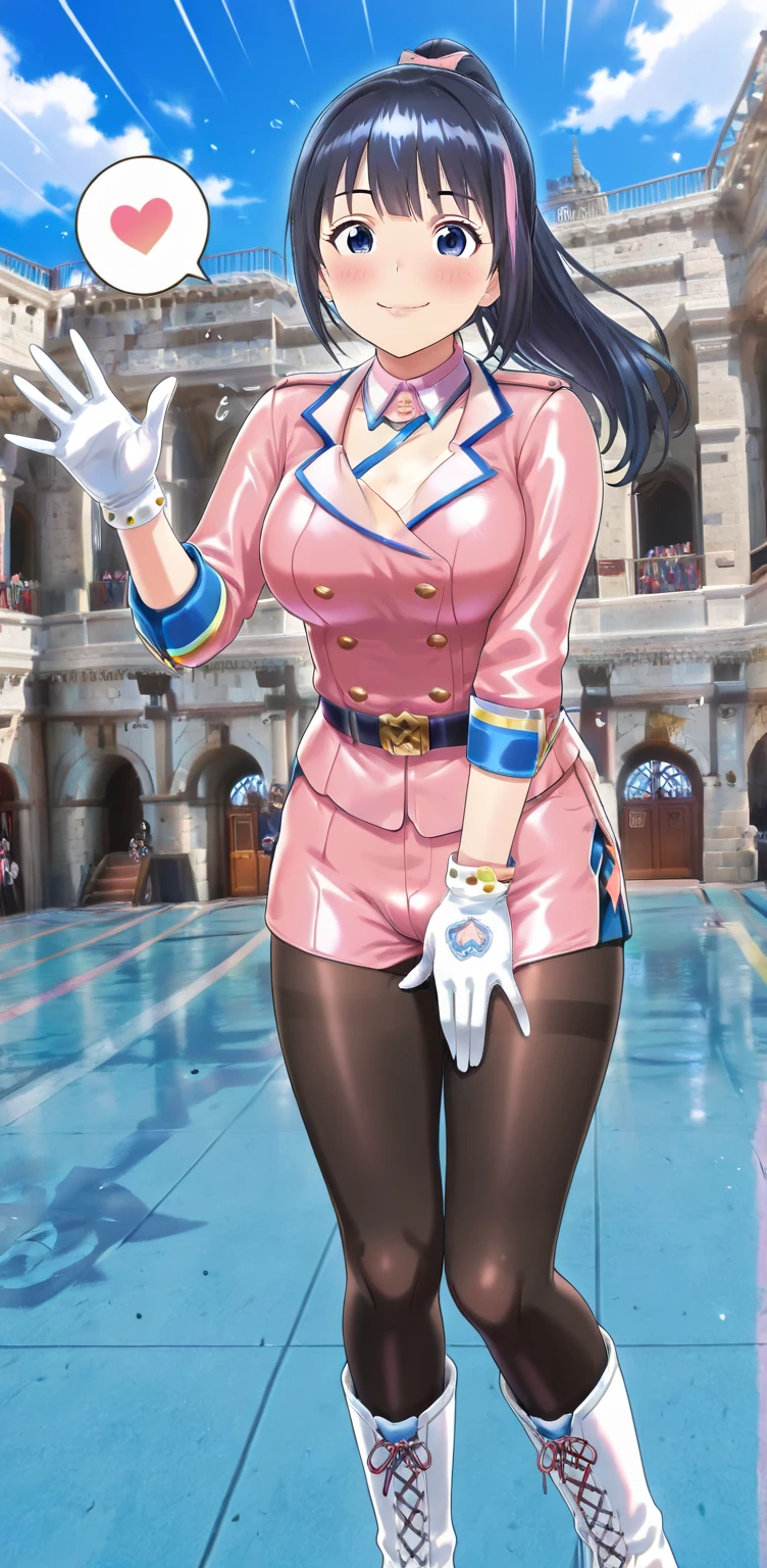Ariana Grande, standing, brown hair, tetsuya Nomura, final fantasy
