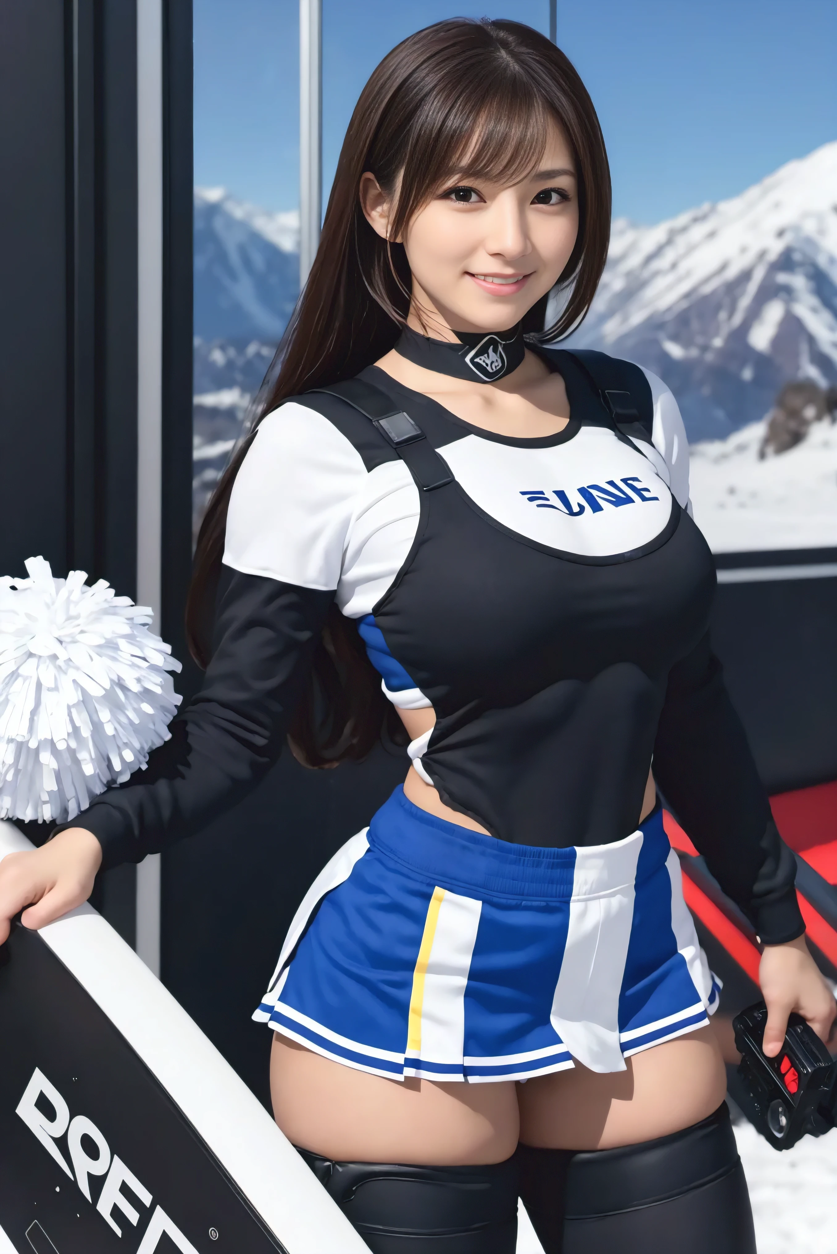 Highly detailed CG Unity 8K wallpapers, Highest quality, Very detailed, masterpiece, Realistic, photo Realistic, Very detailedかわいい, 20-year-old, Anatomically correct fingers、Perfect Fingers、(((Do-it-yourself skirt lift:1.2))), (Lift it yourself), Small white string panties、((blush)), ((Gaze Here))、(((Confused expression:1.4)))、((Shiny purple enamel costume:1.2))、Pleated mini skirt、Japan、motor Show、Convention Hall、Beautiful lighting、Jet Black Hair、Long Hair、(showing panties yourself)、((Enamel costume))、((Shiny Costume))、Headband