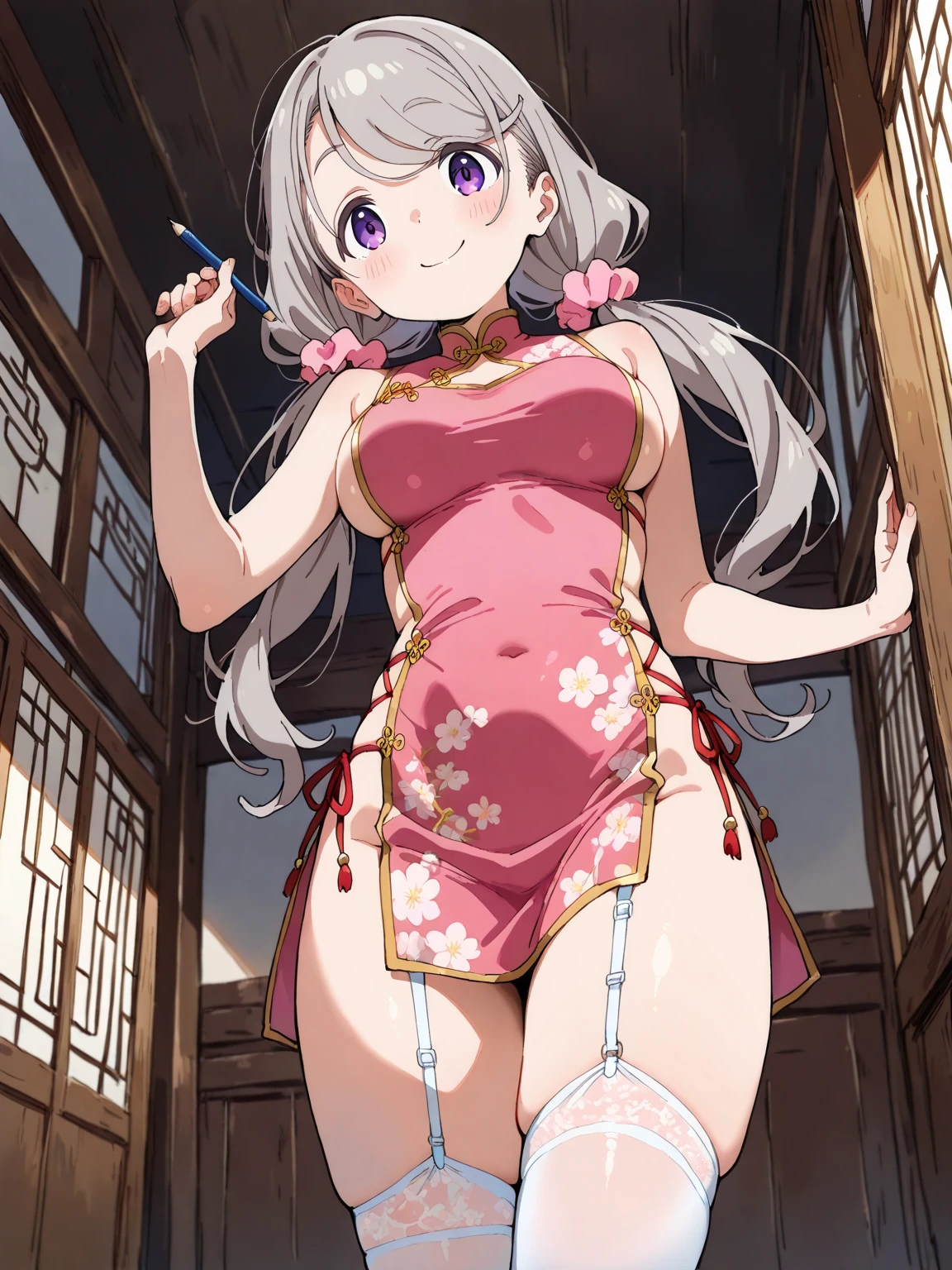 (masterpiece:1.4), (highest quality:1.3), (high resolution:1.2), Perfect Anatomy, Well-formed face,Accurate depiction,Precise depiction,Beautiful depiction,(Rui々Shishi Body:1.1), (Healthy Body:1.1),(Shiny Hair:1.2), Well-formed face, Glassesをかけた, Glasses, Face, Lewd smile, Large Breasts, Tight waist,Well-balanced body, Flexible legs, Flexible fingers, 1girl, 1 girl, Ponytail, Clothes stuck with sweat, Erect nipples covered by clothes, With clothes on, Pink garments, ピンク色のdress,  I can see your belly button, Princess, princess, Princess, princess, Princess,dress, レースのdress, ゴージャスなdress, Princessdress, セクシーなdress, エロいdress, Lots of frills, Long skirt,Pull up your skirt, tiara,longsleeve, widesleeve, Knee-high boots, Lace-up boots,  (girl trembling with sexual climax:1.3), spread legs, spread pussy,Open your pussy, Opening Pussy, Spreading pussy, Spreading Pussy, Precision, Vaginal Hole, 広がったVaginal Hole, Open up, 指でSpreading Pussy, 指でSpreading pussy, kneel, Cowgirl, woman on top, vaginal sex,I straddled a boy,  Girl violently raped, Climax with creampie sex, Squirting, Pant voice, pov, indoor, In the city, Audience Chamber, 中世のIn the city, On the red carpet, Daytime, 明るいindoor, nsfw