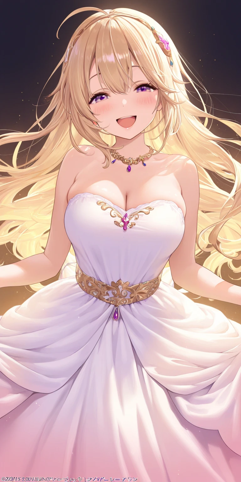 ((anime artstyle)),(Masterpiece),(Best Quality), (Super Detail),(Highly Detailed CG Unity 8k wallpaper),((Very Delicate and Beautiful)),1 girl,((full body portrait)),((standing in garden)),((solo)),(((1 princess in gorgeous embroidery and jeweled extremely gorgeous rococo princess ballgown with voluminous full length hoop skirt))),(((huge crinoline hoopskirt))),long train,((gorgeous embroidery and jeweled)),voluminous frills,See-through,(((extremely gigantic tits,skindentation))),cleavage,((absurdly Long Straight Hair,extremely voluminous Straight long Hair,absurdly Long Straight Hair)),(finely detailed face and eyes),((seductive smile,embarrassed)),clear pupil,extremely gorgeousfull hair ornament,(bling-bling jeweled extremely gorgeousfull tiara),((bling-bling gorgeous gemstone jewelry)),gorgeous long veil,((ultra long gloves)),(beautiful background),(full body),((gorgeous embroidery and jeweled extremely gorgeous rococo princess ballgown with voluminous full length hoop skirt))