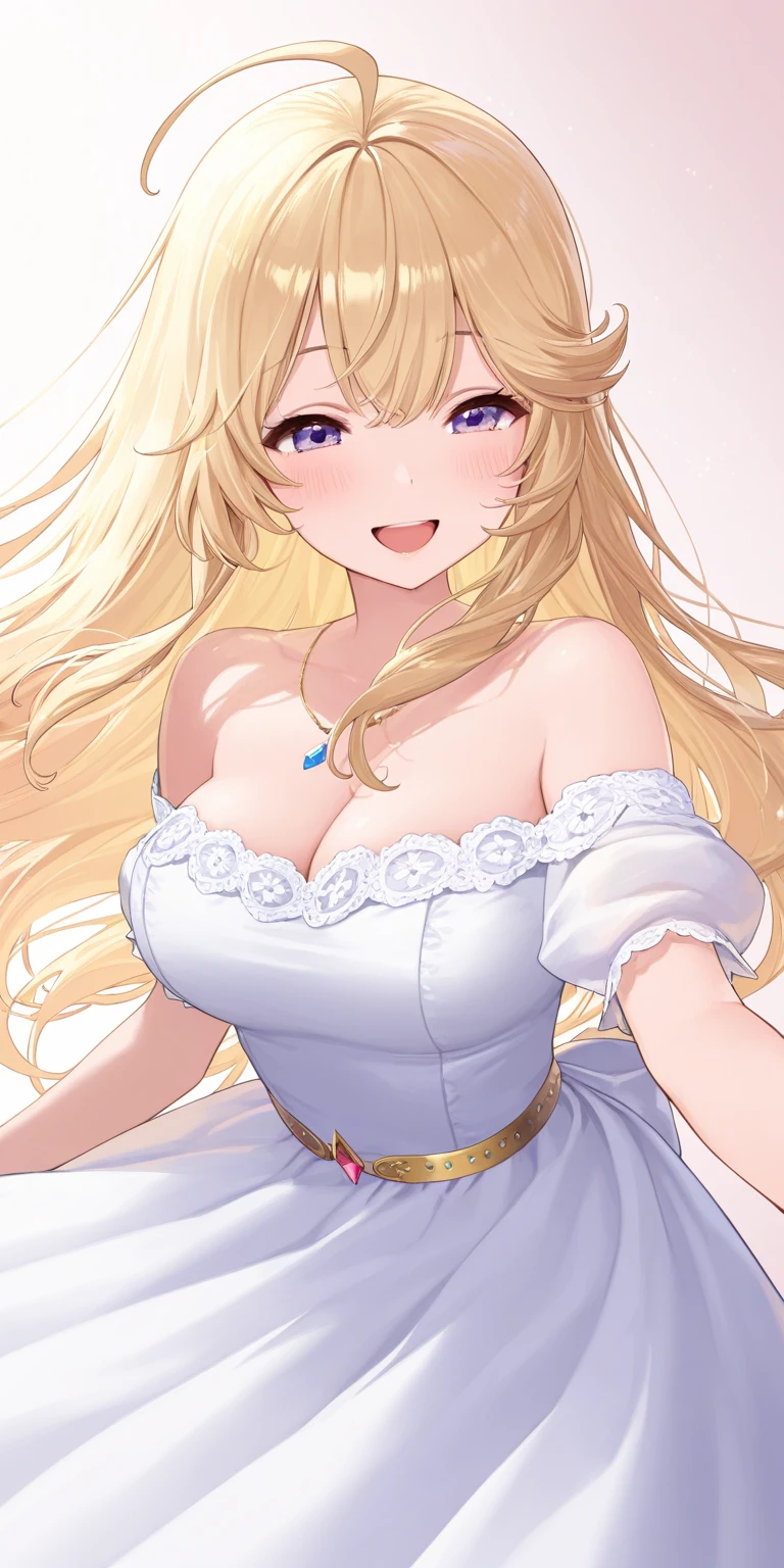 in 8K、top-quality、masterpiece、ultra-detailliert、Ultra-high resolution、Anime style、on the beds、sleep on one's back、Pink cheeks、pink lipsticks、a blond、Braided hair、weddingdress、flower petals