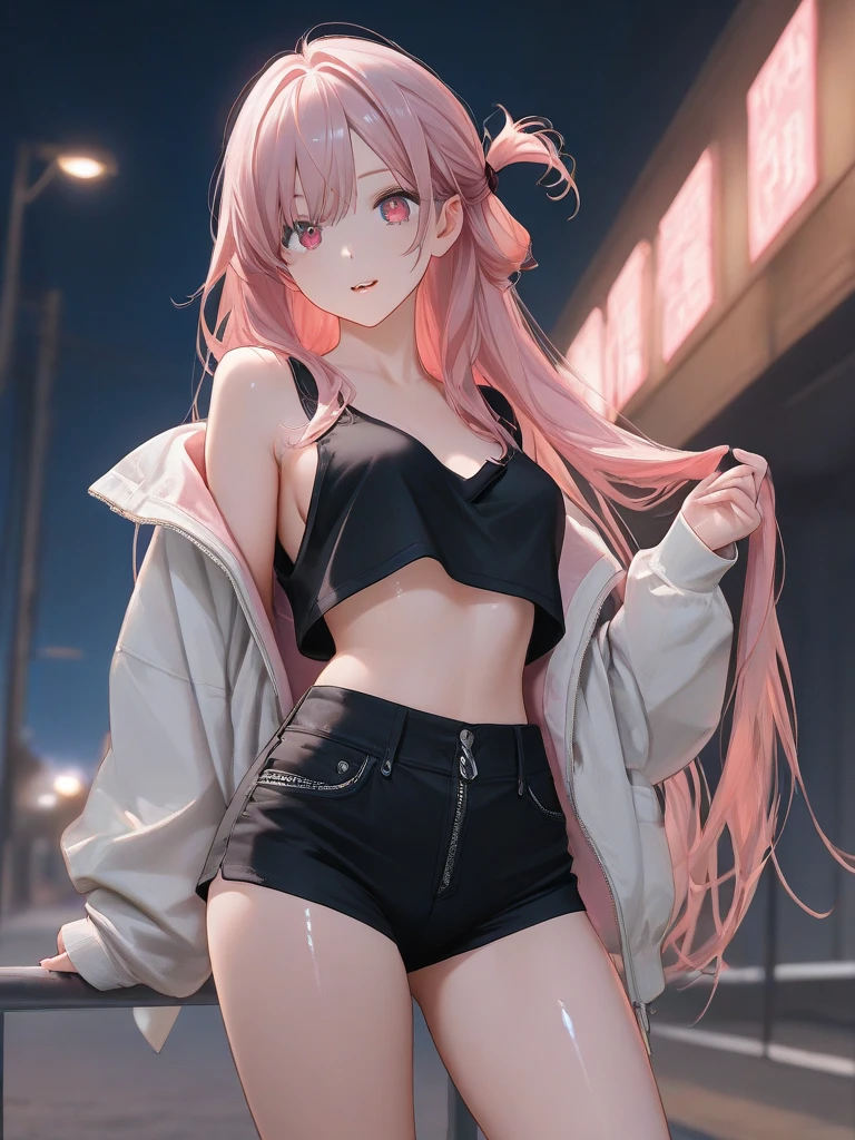 ((masterpiece,best quality anime,Highest quality:1.3)),realistic,cowboy shot,(30 year old beauty), gunslinger ,1woman,独奏,((very small head:1.4)),((very long body:1.3)),red hair,bangs,straight long hair,gorgeous big eyes,brown eyes,tears,shy,Heavy breathing、(White tube top shirt,navel、(White panties、black_thighhighs),((slender body:1.3,skinny)),small breasts,gleaming skin,shiny skin,sweat:1.3,(incontinence、peeing),squatting,Back Alley,The World of Westerns、