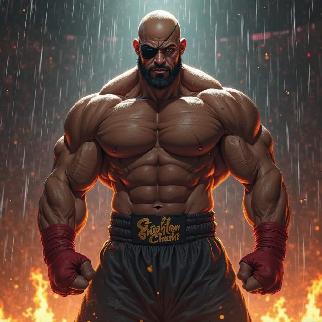Man with big d