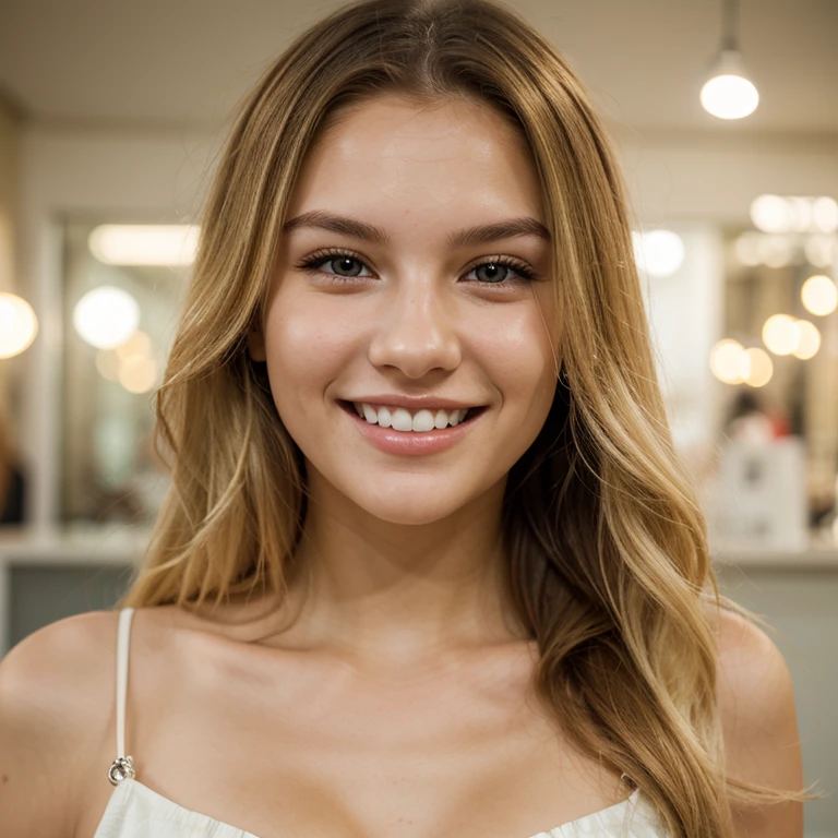 (Helena Lovista) photo of a stunning comely Woman, 24 years old, perfect shape body, big greeneyes, long messy windy blonde hair, greeneyes,(work of art), (portraite), (aesthetics), (comely), (superior blood), (high qualiy), (aesthetics clothings), (professional angle), (rule of thirds), (Female One), (Woman), (female), (comely),(feminine characteristics), (21 years), standing alone, 1 Woman, (attractive italian), summer, (-), (Afternoon), (Bright illumination light), ((Laughing in a cafe, Friends playing)), (clean hands), ((Looking at friends' faces)), ((Laughter)), (Make-up natural), (Any bust), (cup), ((long hair)), (brunette hair), (Wavy hair), (loose hair), (- in the hair), (eyes wide open), (eyes browns), (joyful look), olive skinned, (- Clothes), (casual), (-), (overskirt ), (Round neckline), ((Coffee setting background)), (medium shot), comely hands, Two hands, Normal hands, two arms, Complete hands, comely body, comely fingers, normal fingers, five toes, five toes, comely ears, normal ears, comely eyes, glare eyes, comely mouth, comely lips,
