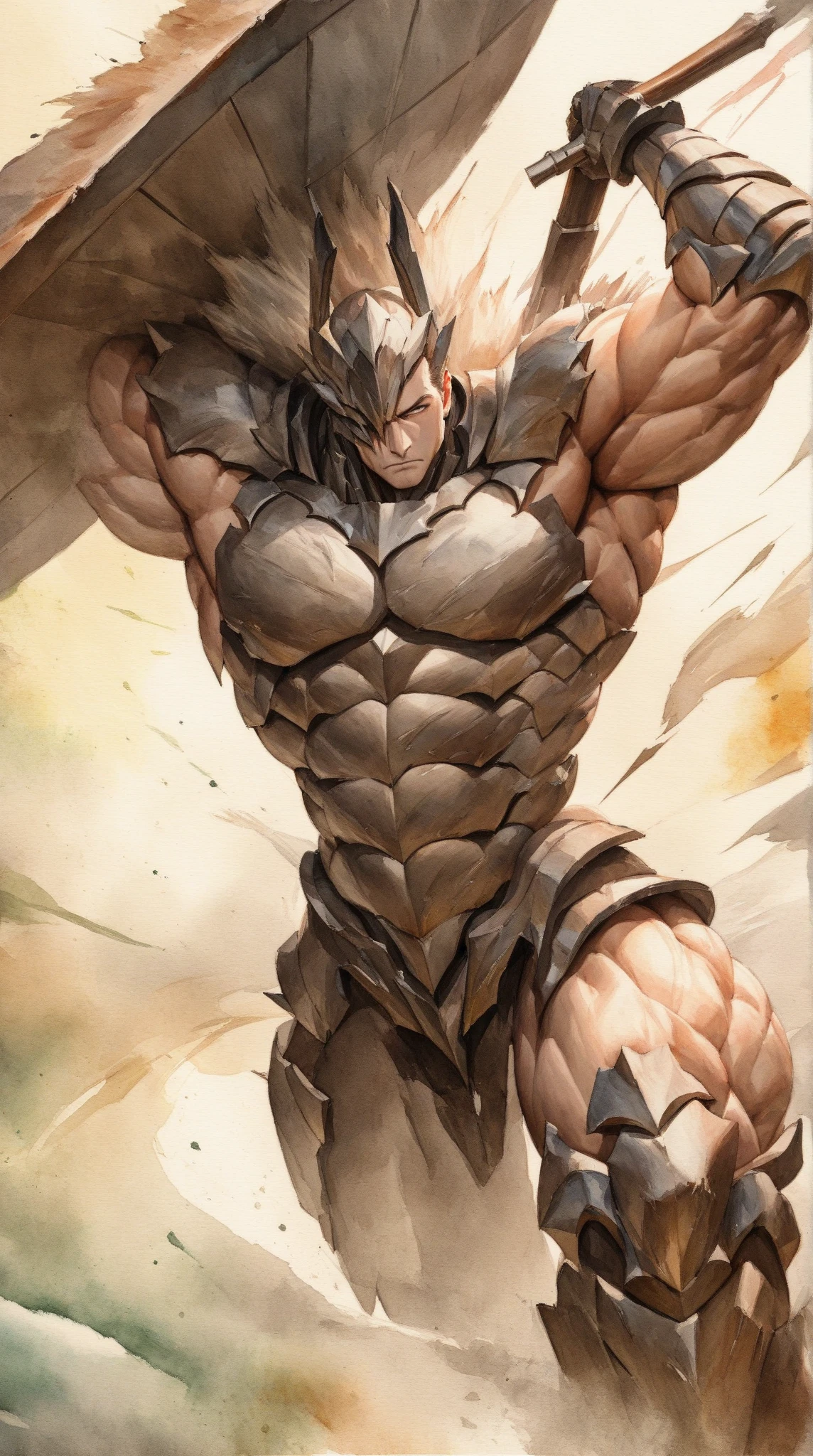 guy who’s growing muscles