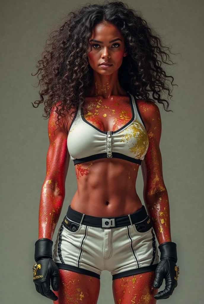 (zPDXL2), score_9, score_8_up, score_7_up, source_anime, 2d,
((1girl, solo, (Oni, demon:1.35), ((oni horns, (red skin), brown eyes, slander tail)), black dolphin shorts. black sports bra, hands above head, mischievous seductive smile, standing in athletic pose, sweaty, (medium breasts), (breasts :1.2), looking at viewer, facing viewer, front view)), (bedroom), dark, night time
,AissistXLv2, unaestheticXL_bp5, SimplePositiveXLv2, zPDXL2 PonyXLV6_Scores