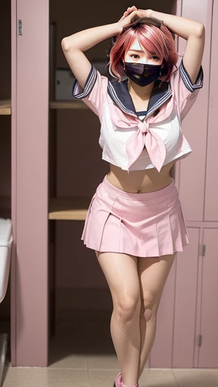 frilled panties showing,detailed panties,pink frilled panties,legs