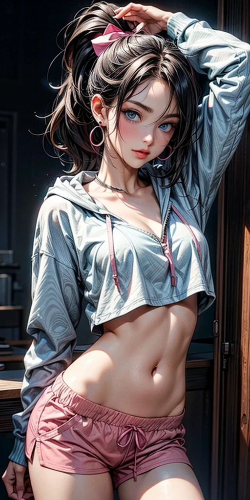 realisitic, 真实感, photo真实感, photorealisitic, hight contrast, (photorealisitic:1.4), 8k high definition detailed realisitic, (best qualityer, work of art:1.2), NSFW, photon mapping, radiosity, physics-based rendering, best qualityer, highy detailed, fat body, blue colored eyes, whole body, Look to viewer, Semi-naked body, big fit ass , fit to the body, hourglass-body, defined face, defined eyes, 4k texture, sleep on the coast, Open your leg.