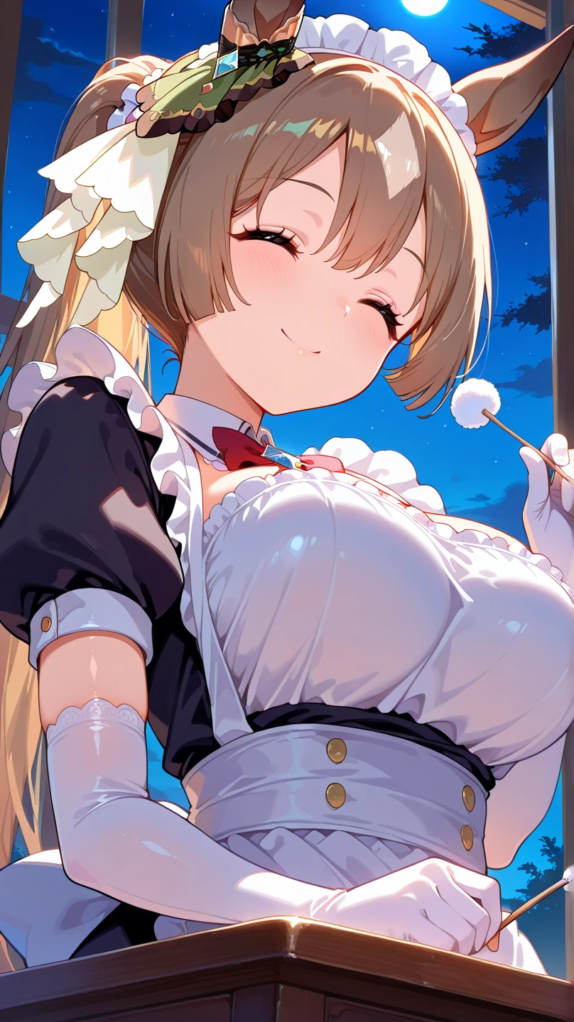 There is a girl standing in a field of flowers looking up at the sky, a girl standing in a field of flowers, a girl walking in a field of flowers, lost in a dream wonderland, standing in a field of flowers, fantastic digital painting, the sky is clearing little by little, the starry sky gradually recedes Senran Kagura homura 8K, Best Quality, (photorealistic:1.4), raw photo, (curved body), (curved thighs), (huge breasts, perky breasts:1.4),