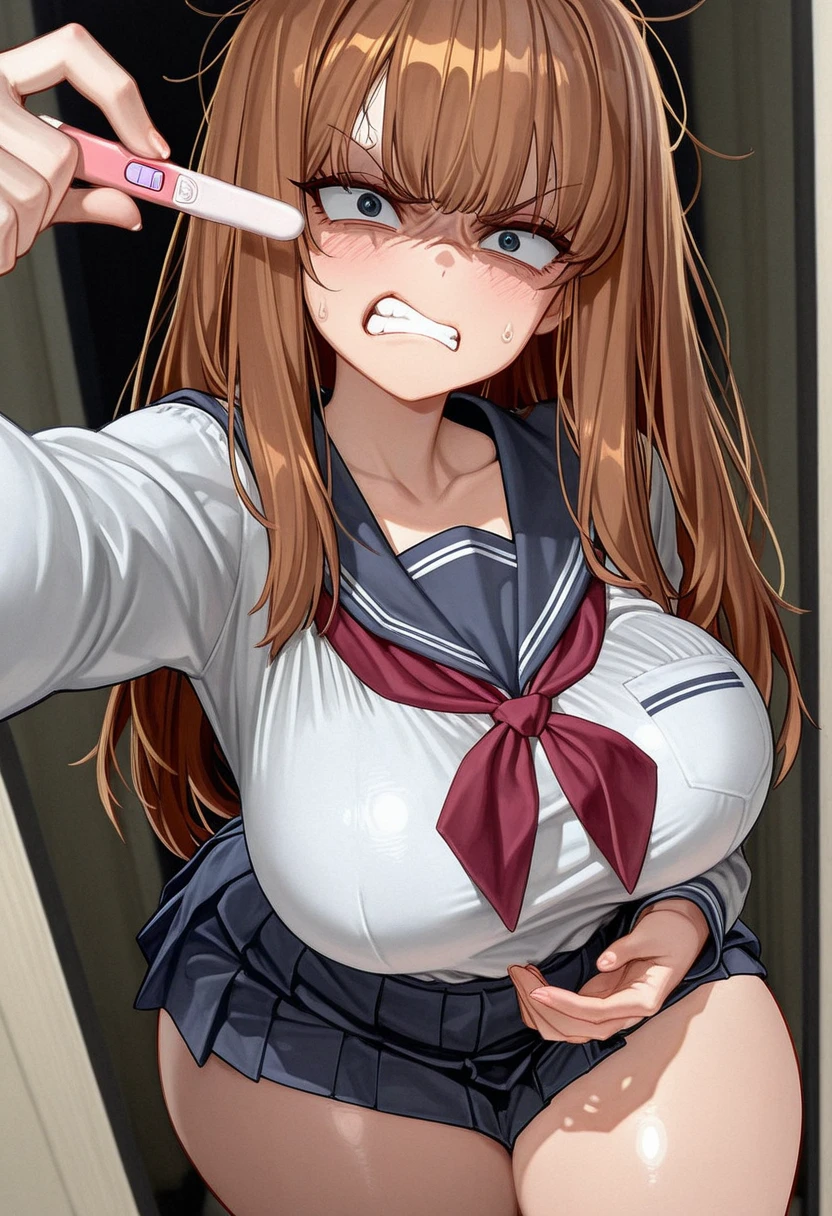 Honoka Kosaka、lovelive 、Beautiful woman、cry、Blazer Uniform、Very short pleated skirt、Very thick thighs、Photo session、Acme Face、Best image quality、High resolution、masterpiece、super high quality、Thick pubic hair、Screaming orgasm face、Pink Panties、Pink Bra、Very big ass、Very large breasts 、blush、4k quality、blush、cry of ecstasy、Wearing black knee socks、Sweaty all over、Heavy breathing、Cowboy Shot、Shaking breasts、上下にShaking breasts、On all fours、Cowboy Shot、Having her panties pulled down by a man、Multiple menに囲まれている、Multiple men、{Highest quality}, {so beautiful}, {Very detailed}, {Best illustrations}, Browsing Caution, On all foursになって、girl, Panties slowly removed、A man slowly pulls down her panties、Big Ass、Love juice