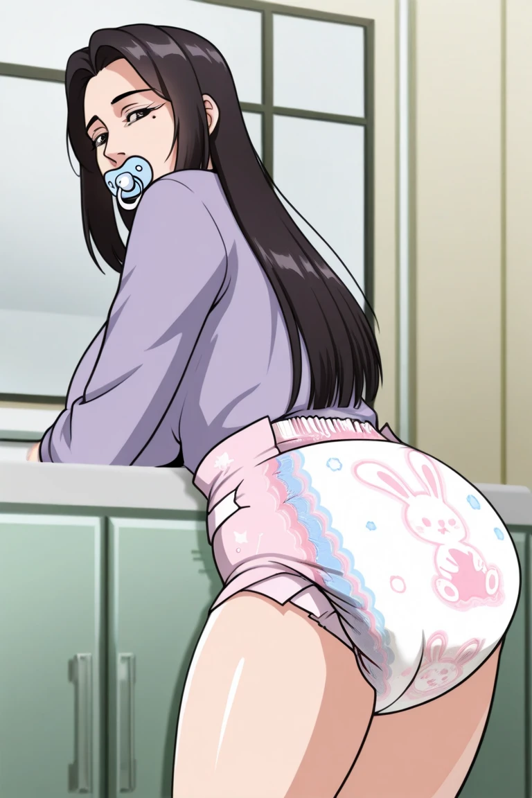 2 Asian girls, anime girls, both farting together side by side, desperate to poop, farting while standing, farting in public changing room, wearing bloomers, stomach bloated, hands hugging stomach, pained expression, shocked and embarrassed, mouth open in shock, sweating, blushing, beautiful and cute face, anime art style, fit body, tall and thin, view from side, legs spread