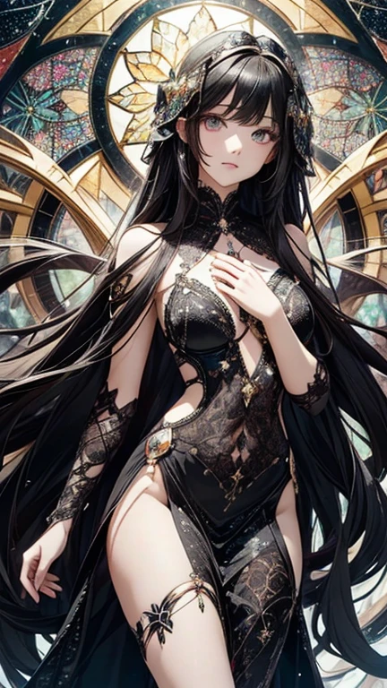 (masterpiece, top quality, best quality, official art, beautiful and aesthetic:1.2), (1girl), extreme detailed,(fractal art:1.3),colorful,highest detailed
really colorful girl, lots of wilted flowers, dark and dangerous backgrounds,