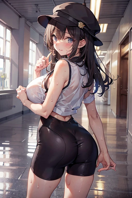 Put your hands on the wall、tights