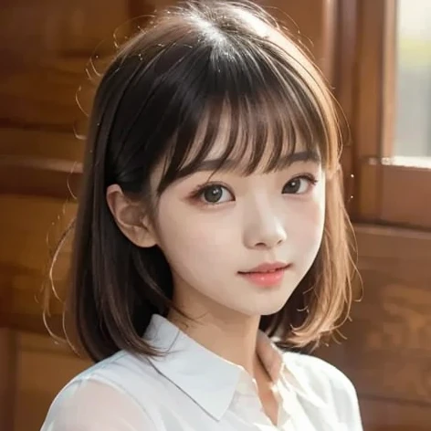 8K, Highest quality, 1peopleの女の子, (Cute school girl, beautiful girl, Baby Face), (Skin Dentition), night, (dark), Clear background indoors, (people々), Beautiful Bangs, nice, (Clothing and uniforms:1.3),Soft lighting, Attractive breasts, dark Room, (Mouth closed:1.2, Beautiful Eyes, Fine grain, Detailed Iris, Beautiful Lips, Beautiful Nose, Beautiful Face), (primary color:1.5), (Gaze at the viewer, blush:1.3)