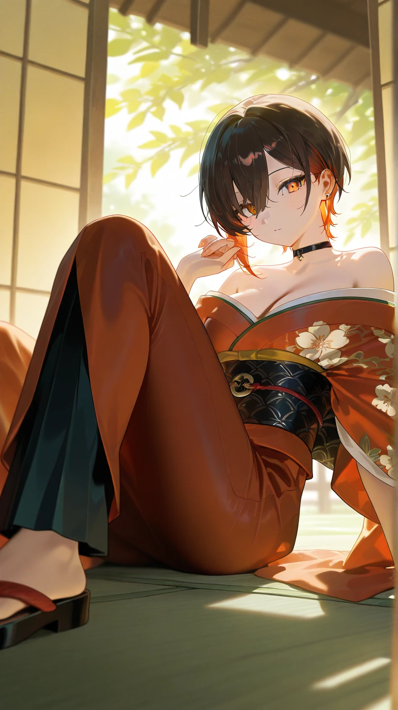 highest quality、High resolution、Detailed Background、(beautiful face in every detail:1.4)、Anatomically correct、(Draw the normal number of fingers:1.2)、(Detailed facial expressions)、(Fine grain:1.2)、(Fine grain:1.2)、beautiful, Smooth Skin、Teenage Beauty、(Highly detailed face:1.4)、Cute hair colors、ponytail、Bobcut、well-groomed eyebrows、Emphasizing cuteness and femininity、Do cute things、Fits on one screen、smile、Less exposure、Show your whole body、
(I work at a Japanese restaurant..:1.5)、
By combining a cute Japanese-style uniform with hakama and lace-up boots,, Create a modern and unique style.、We recommend bright colors and floral patterns for your hakama..、
Wearing a colorful haori over a hakama、It will give you a more unique and cute impression..、
Floral pattern and bird pattern、Patterned designs are recommended, Animal prints etc..、
By matching the colors of the hakama and haori, It can create a uniform look.、
Pairing comfortable lace-up boots with hakama creates a modern and unique look..、The color of the boots、Please choose your kimono considering the harmony and contrast with your hakama.。.、
If the color of the hakama is light, Choose white or pastel colored boots to accentuate your cuteness.、
(flat chest:1.5)
Japanese-style uniforms become even cuter when you add hair ornaments and accessories..、Flowers and ribbons、Use Japanese style hair pins to style your hair., wait.、By matching the pattern and color of the hakama, You can create a balanced look.、
Try coordinating a cute kimono with hakama and lace-up boots..