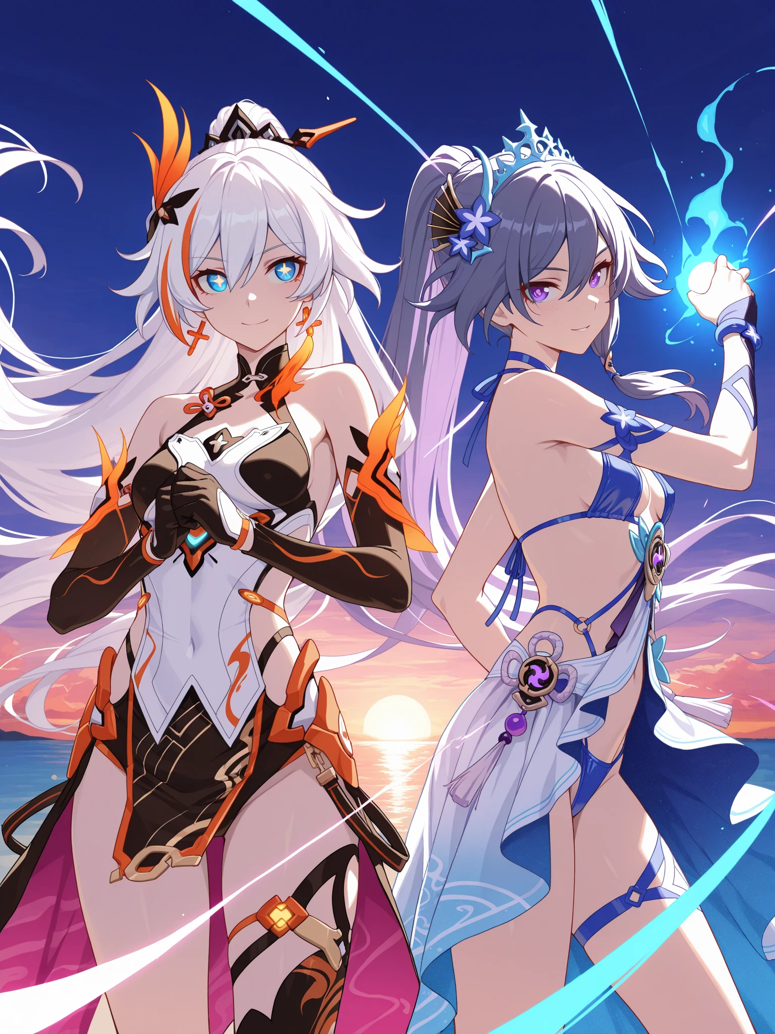 Taurus、tarot cards,Hands together,Vulcan salute,attention, There is a halo behind the head,finely_detailed, perfect_Body, perfect_Eye, perfect_Face, perfect_finger,Yu-Gi-Oh card game style、(((Voluminous breasts 1.8)))、(((micro bikini 1.4)))、(Saggy breasts 1.4)、(Cleavage 1.4),Seductive pose、Random Pause、cowboy shot、
(The Taurus symbol is depicted on the card frame 1.3)、Three-dimensional depiction that seems to emerge from the card, ultra-detailed depiction, artistic、A pose that makes it seem as if the person is coming out of the card、The card frames are drawn in super-beautiful detail, perfect anatomy, perfect fingers, super beautiful faces, stunning beauties aged 16 to 30、Greek mythology sculpture style background、Super beautiful eyes, and the card frame features illustrations of the moon, sun, stars, and golden coins、The card frame features an illustration of a sword and shield、Card colors are random、Depicts the symbol of Taurus、Write the letter Taurus、Write Taurus on the top of the tarot card.May the person who sees the tarot card be happy、Write the word "Black and white hair" in embossed letters on the tarot card、Magic wand, spear, bow and arrow, guitar, fire, water, earth, wind, dagger, pen, sword, crossbow, large shield, gloves, fishnet stockings、Flowers, leaves, good luck, four leaf clover、Scattering jewels、Diamond, ruby, sapphire, topaz, blue sapphire, pearl, crystal,Taurus sign tattoo on bo、Black and white hair