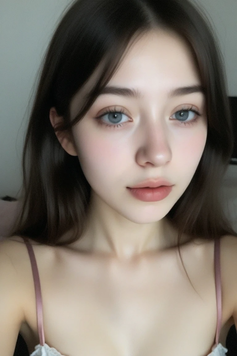 (1 female), 35 years old,beautiful, wonderful face and eyes, Cosmetics highly detailed beautiful face), (sexiest look), (A little plump), (best quality:1.4), (super detailed), (8K wallpaper that integrates extremely detailed CG), RAW photography, professional photography, professional writing, big , ((I'm naked:1.5)), (room), Depth of the bounds written,